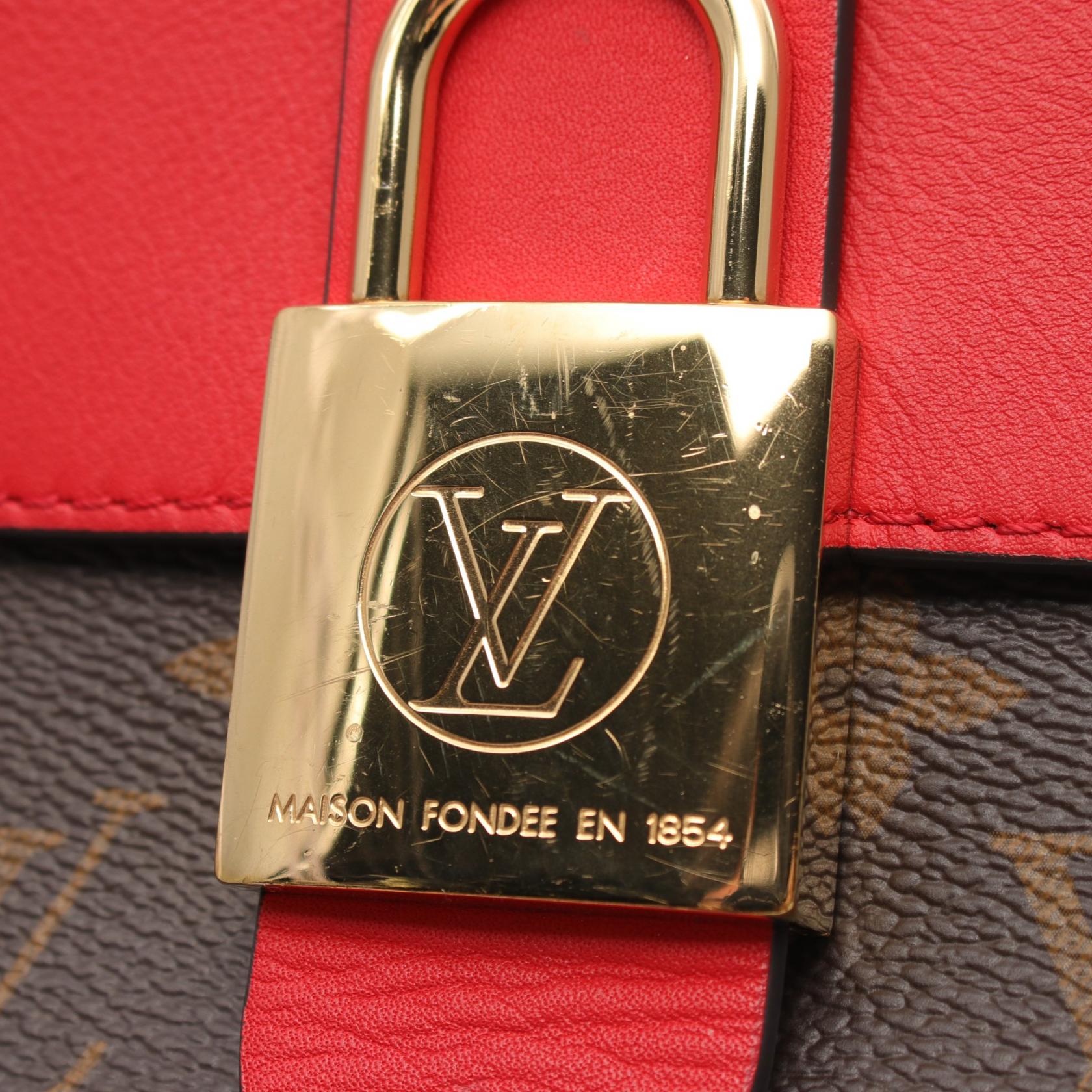 Louis Vuitton Rocky BB Monogram Coquelicot Handbag M44322