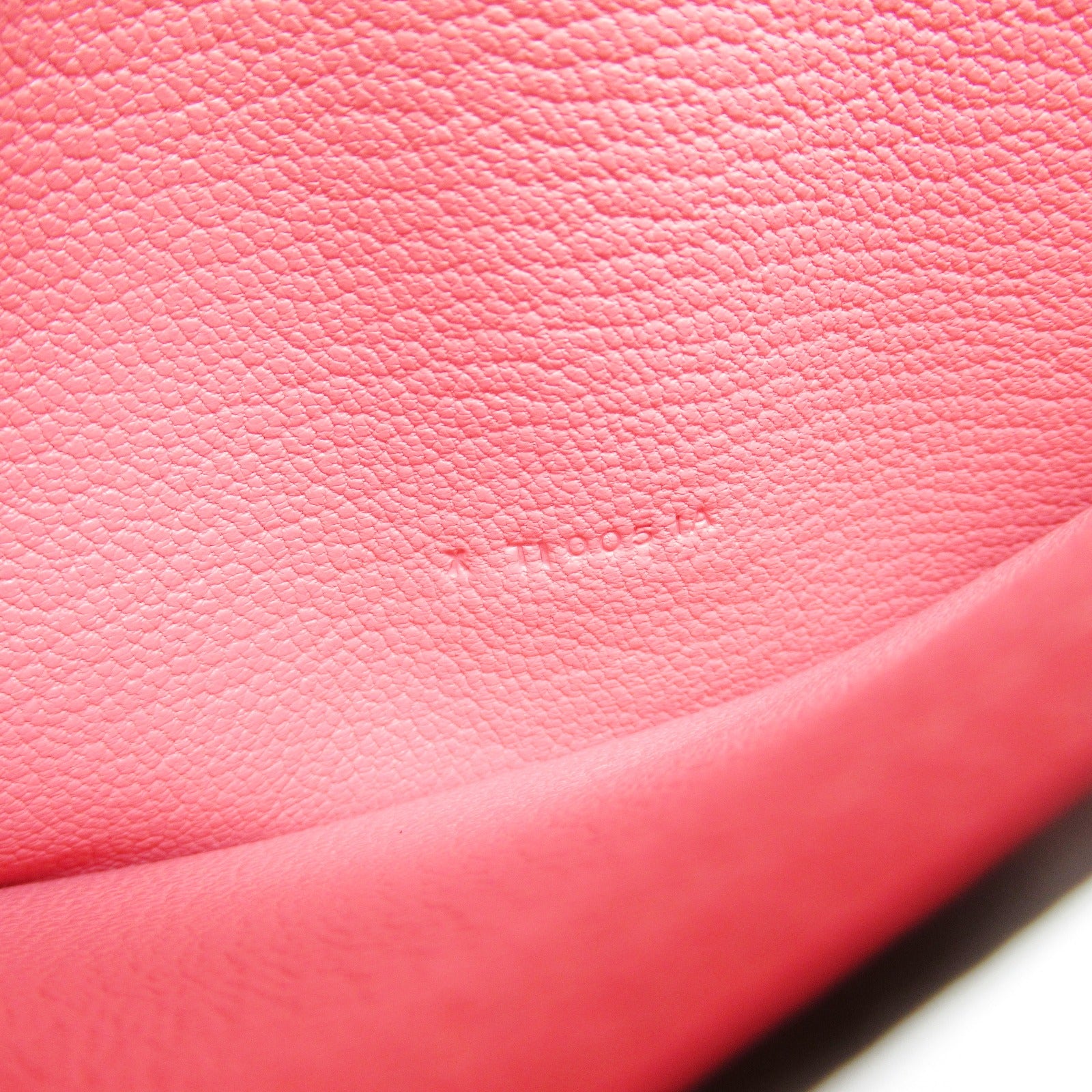 Hermes Chevre Leather Bearn Souffle Long Wallet Pink