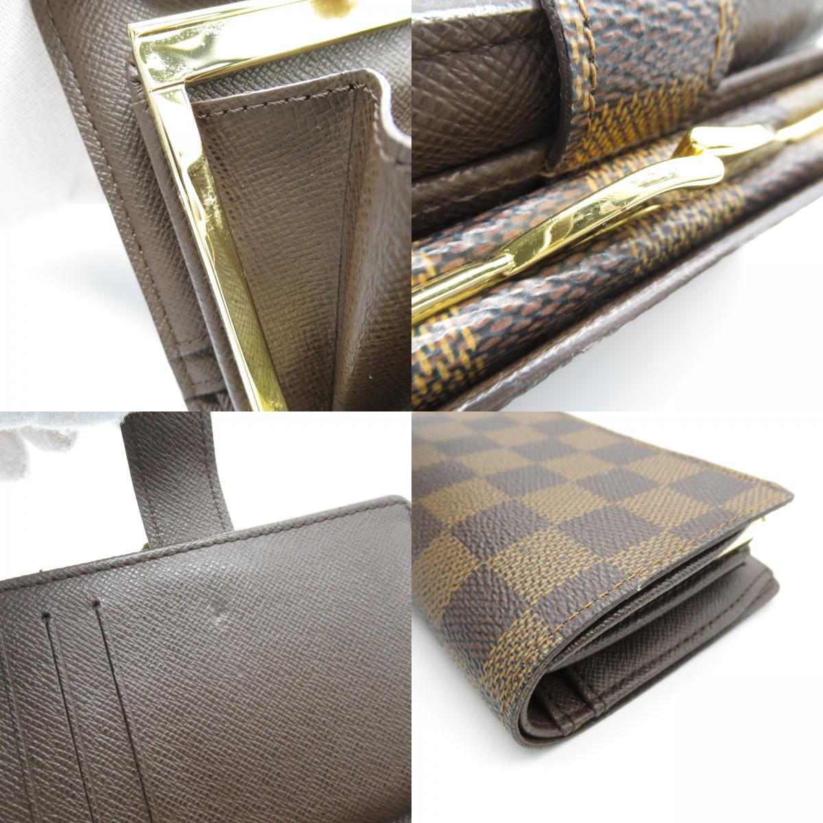 Louis Vuitton Damier Canvas Bifold Wallet N61674