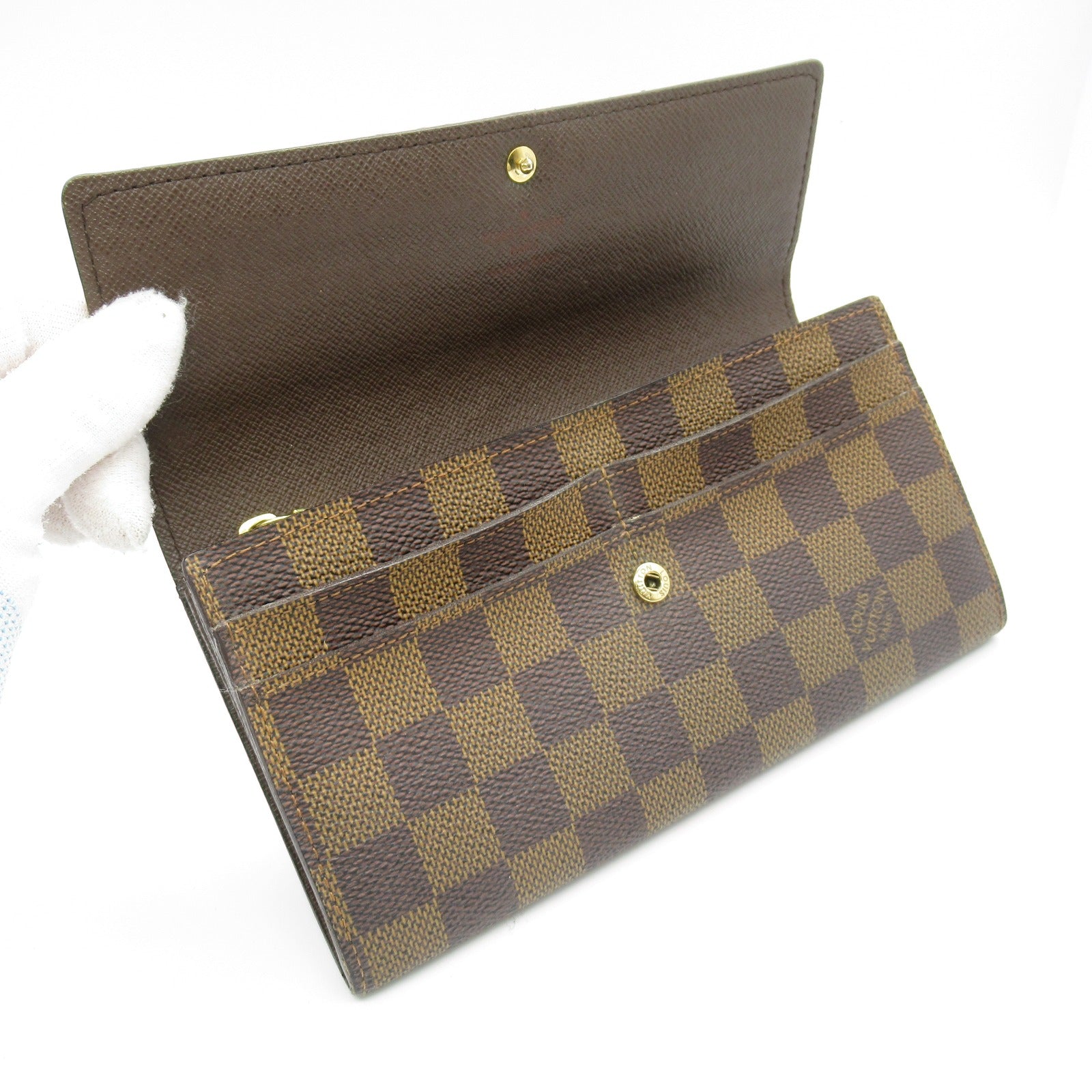 Louis Vuitton Damier Sarah Wallet Brown N61734