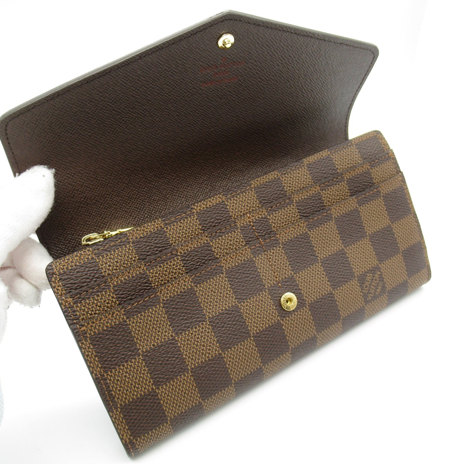 Louis Vuitton Damier Wallet Brown N63209