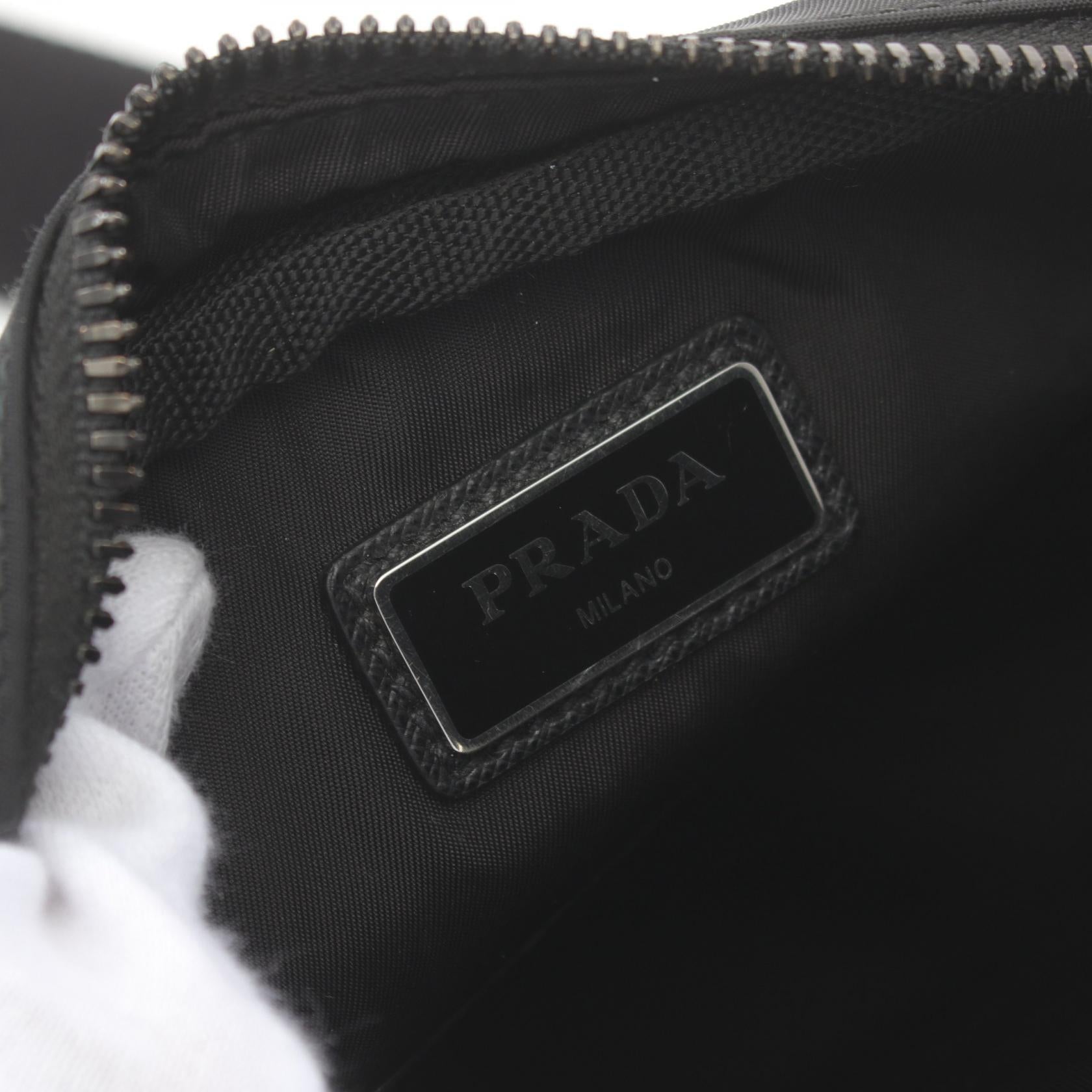 Prada Nylon Saffiano Leather Shoulder Bag 2VH112