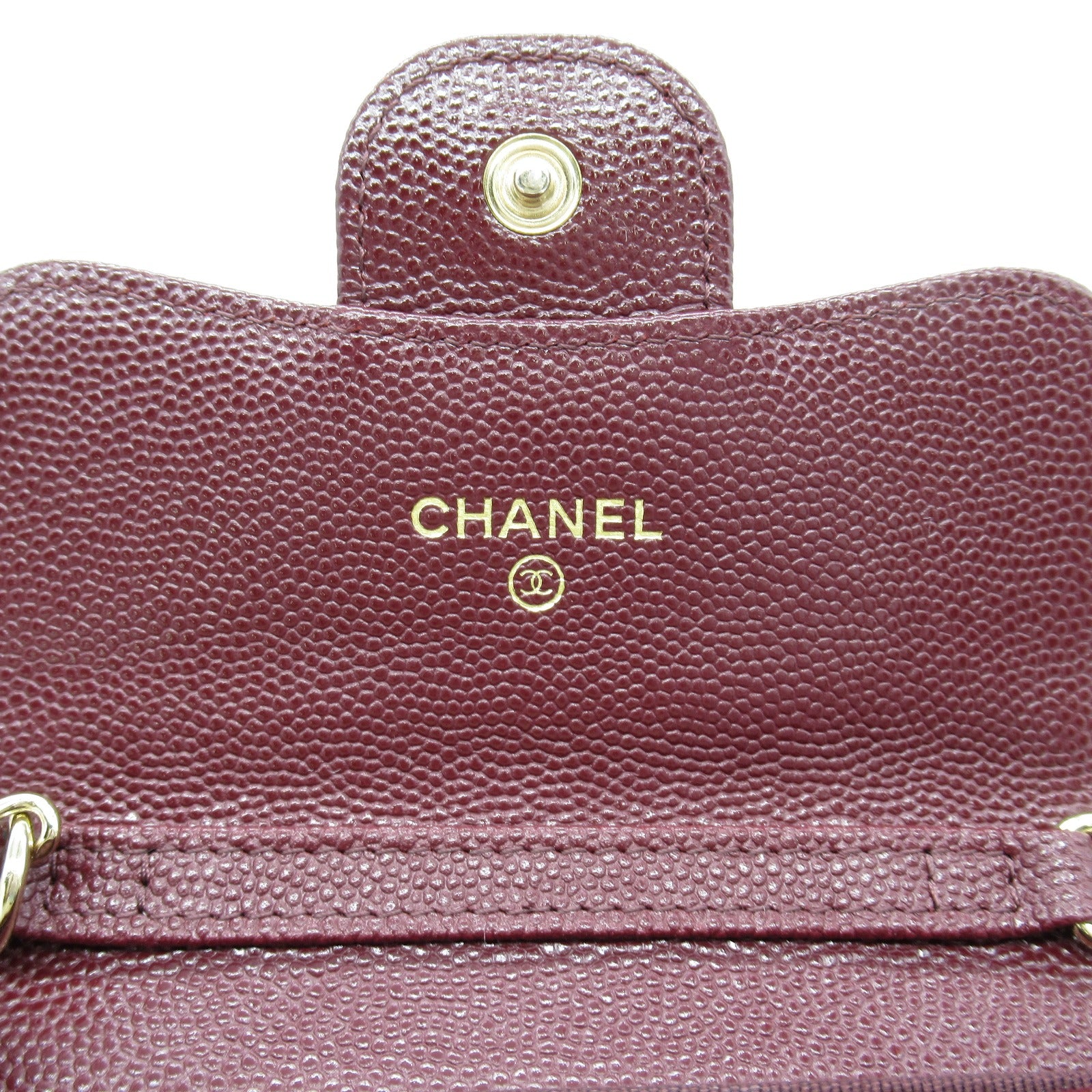 Chanel Matelasse Chain Compact Wallet Shoulder Bag