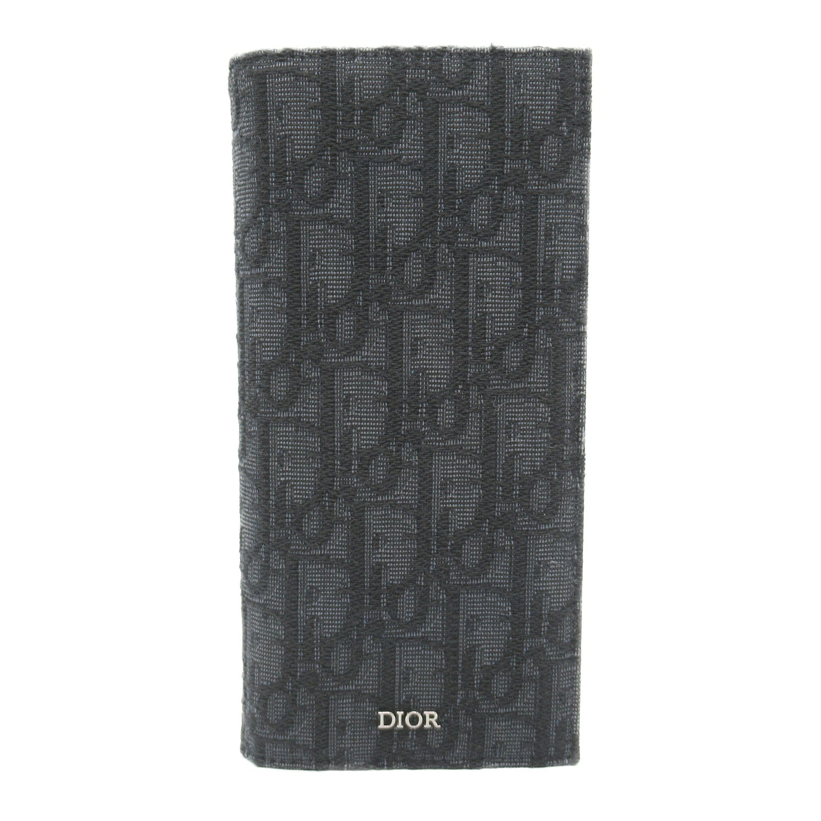 Dior Trotter Jacquard Long Wallet Black