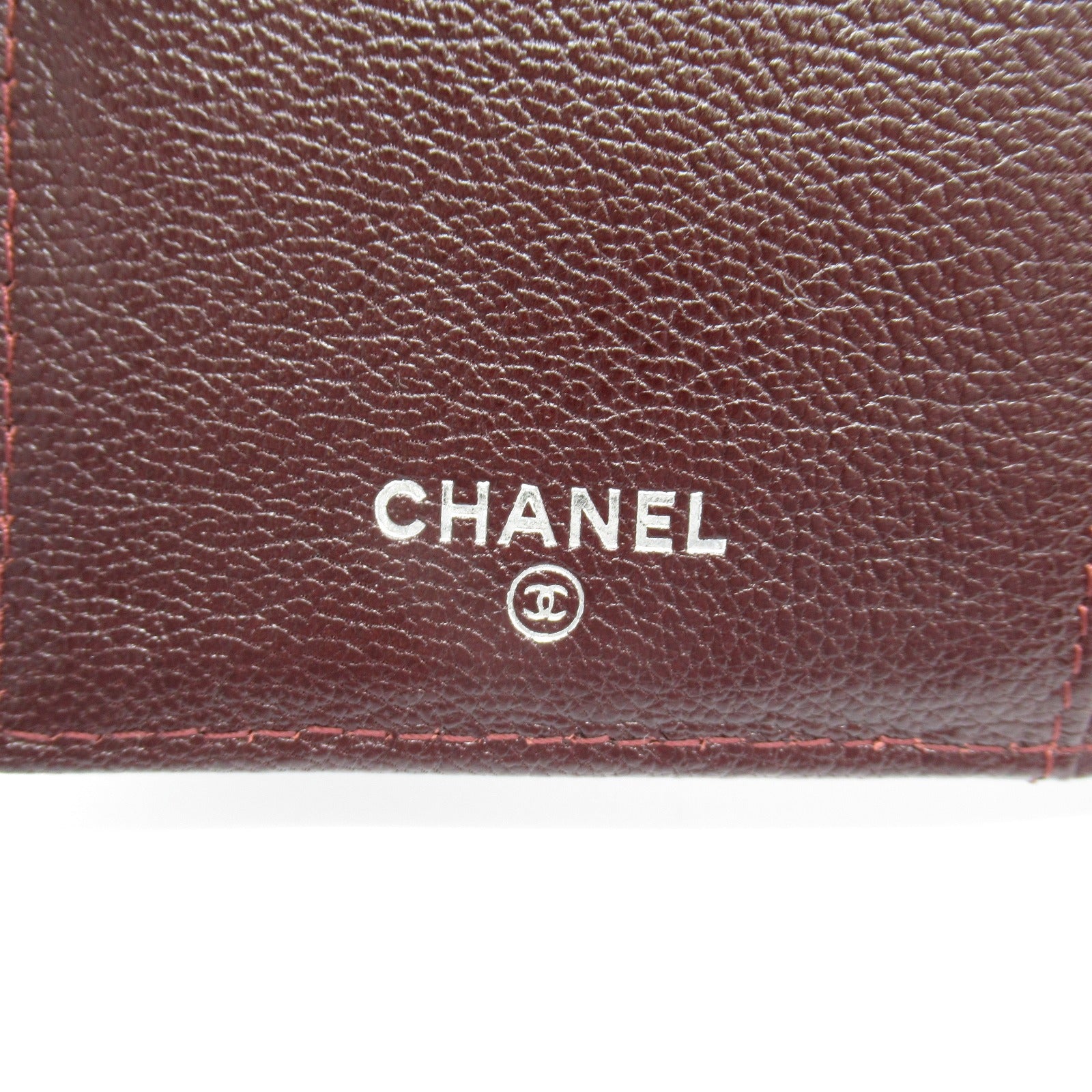 Chanel Leather Bicolor Tri-fold Wallet