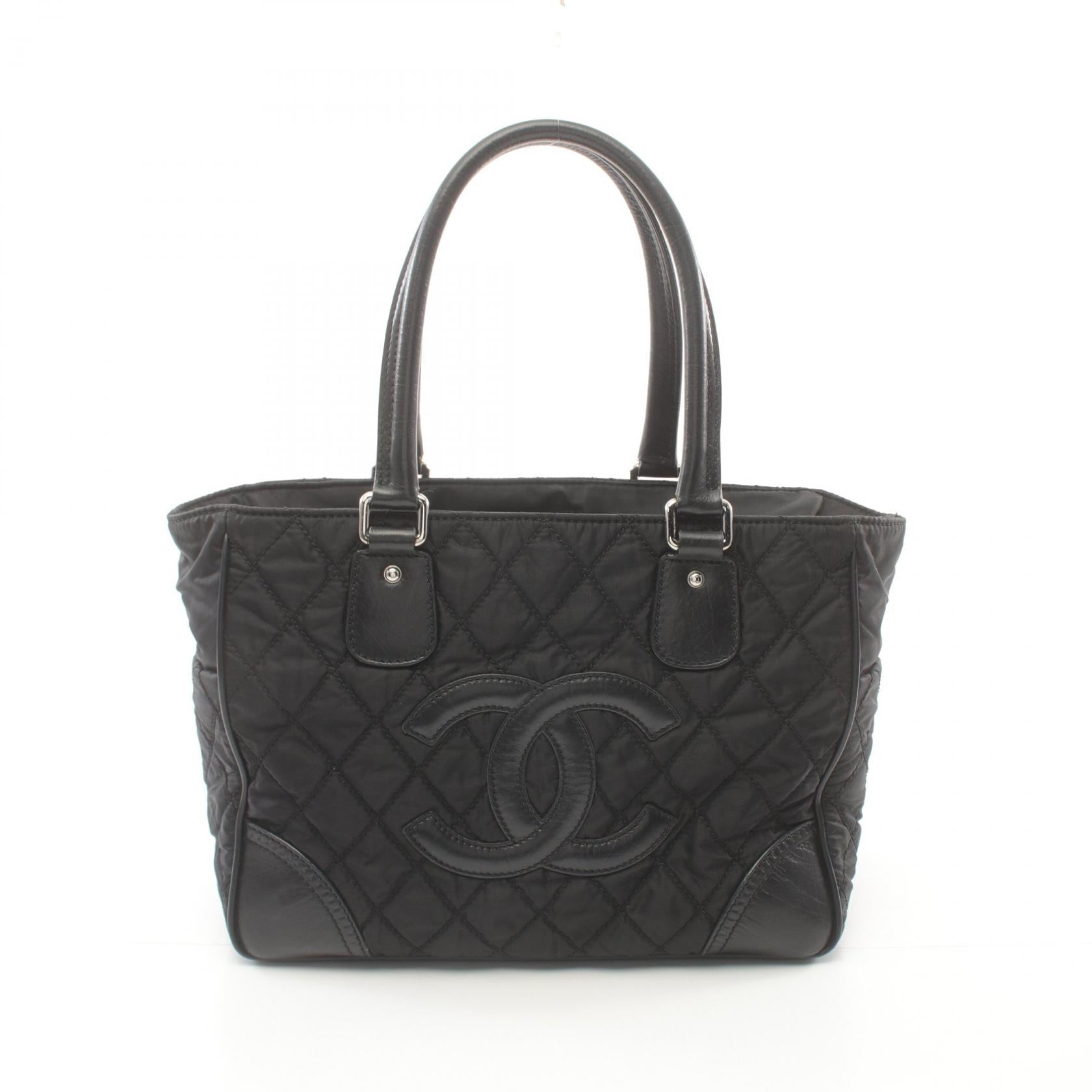 Chanel Nylon Leather Tote Bag A33100