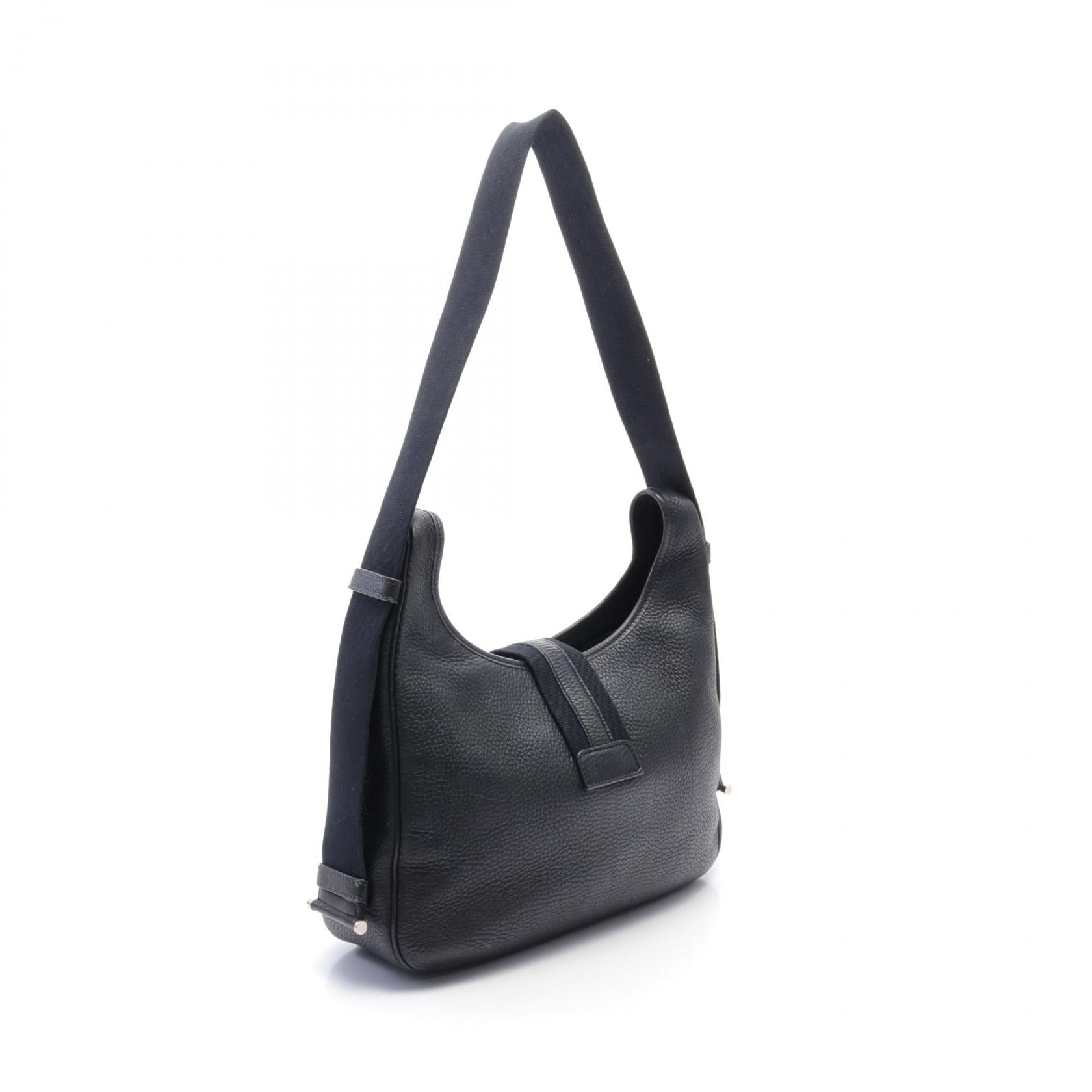 Hermes Fjord Sacoche Shoulder Bag Black