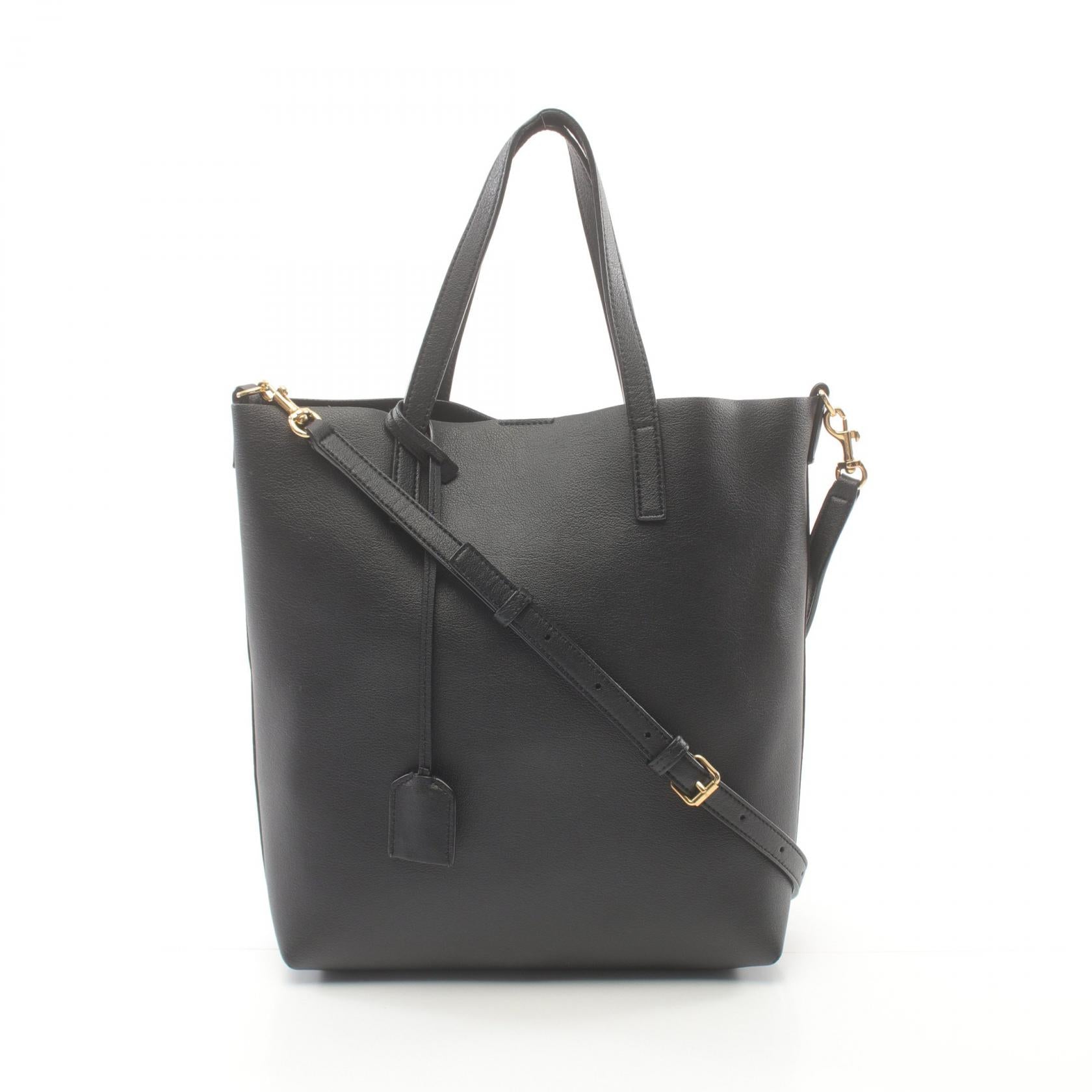 Yves Saint Laurent Leather Handbag Black