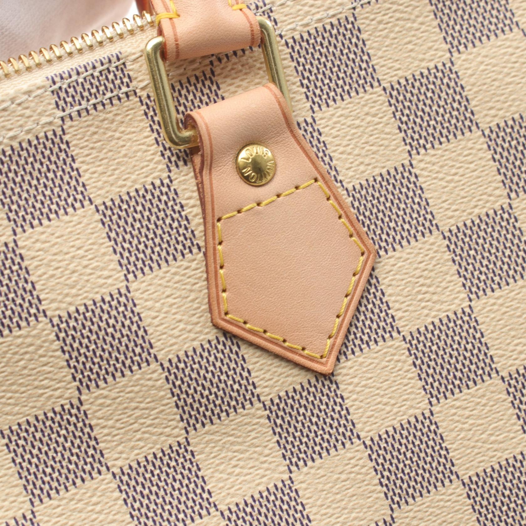 Louis Vuitton Speedy 35 Handbag Damier Azur