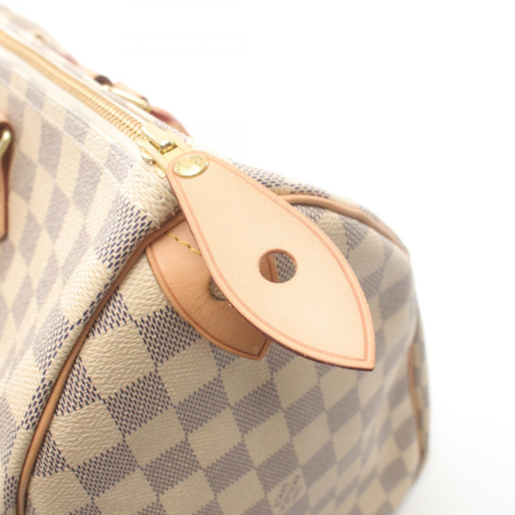 Louis Vuitton Speedy 35 Handbag Damier Azur