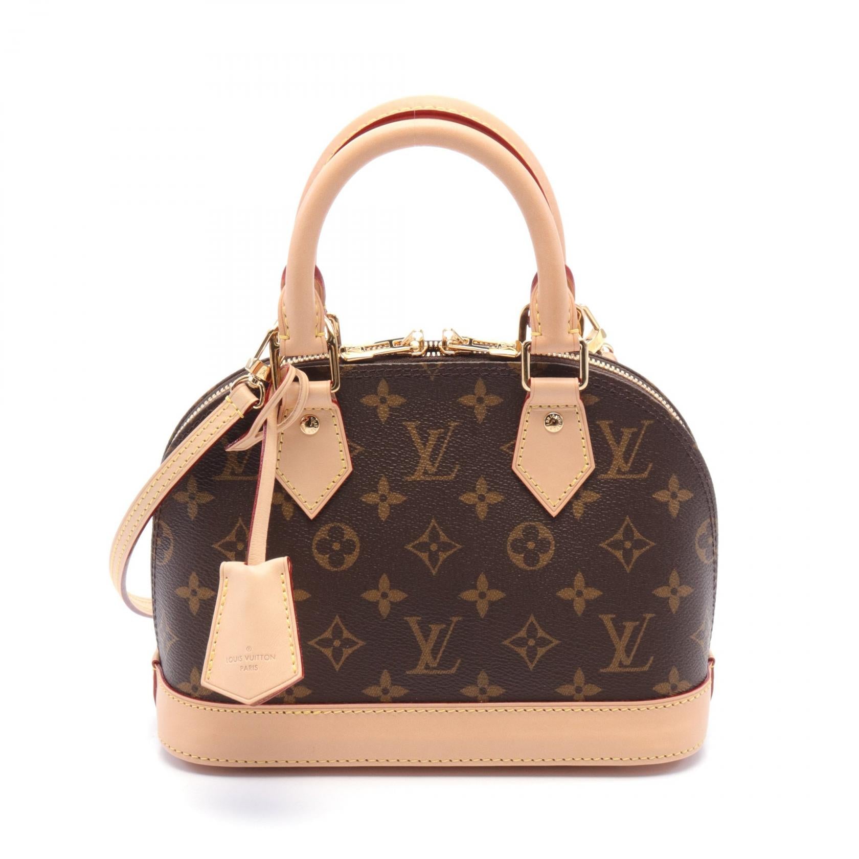 Louis Vuitton Alma BB Handbag Monogram Brown