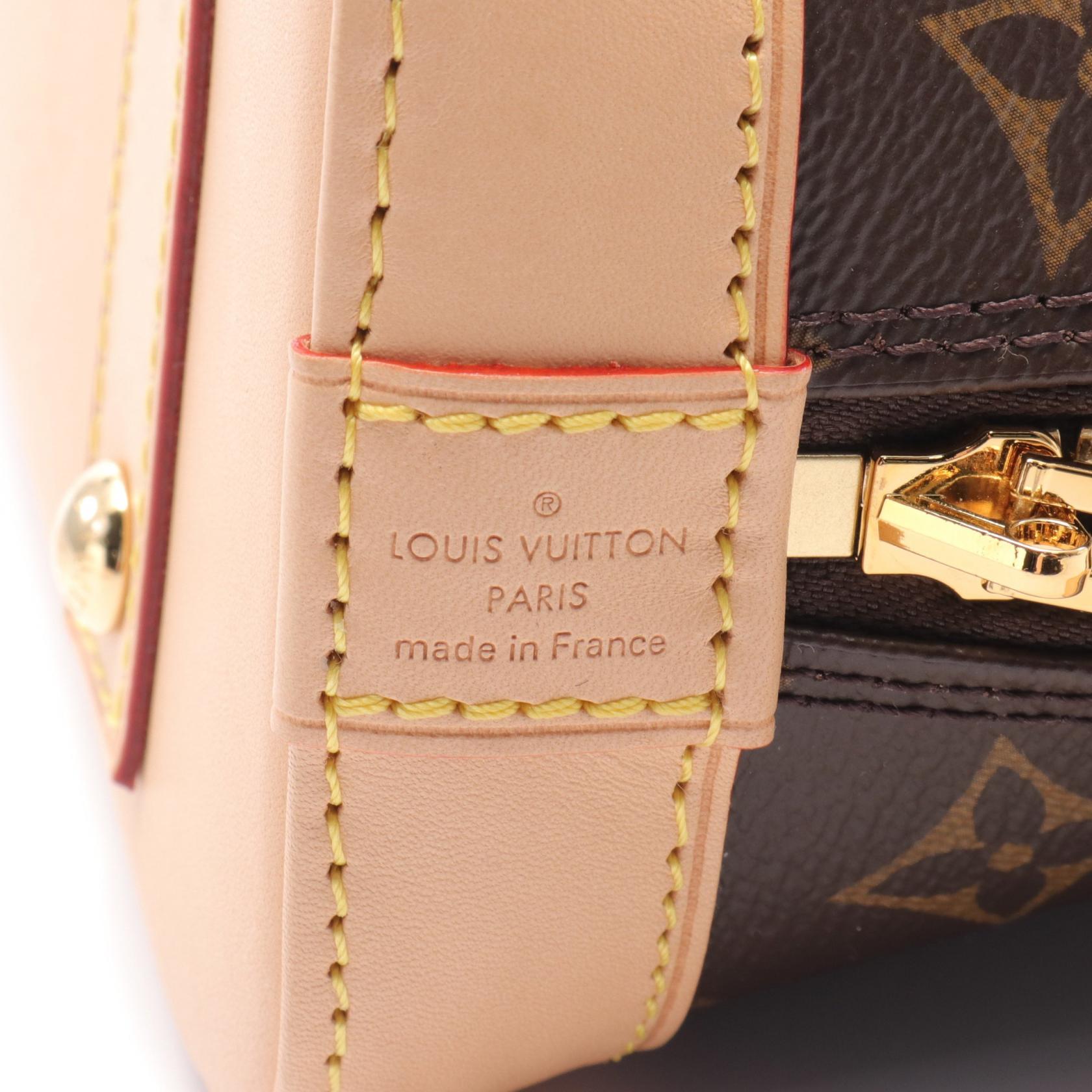 Louis Vuitton Alma BB Handbag Monogram Brown