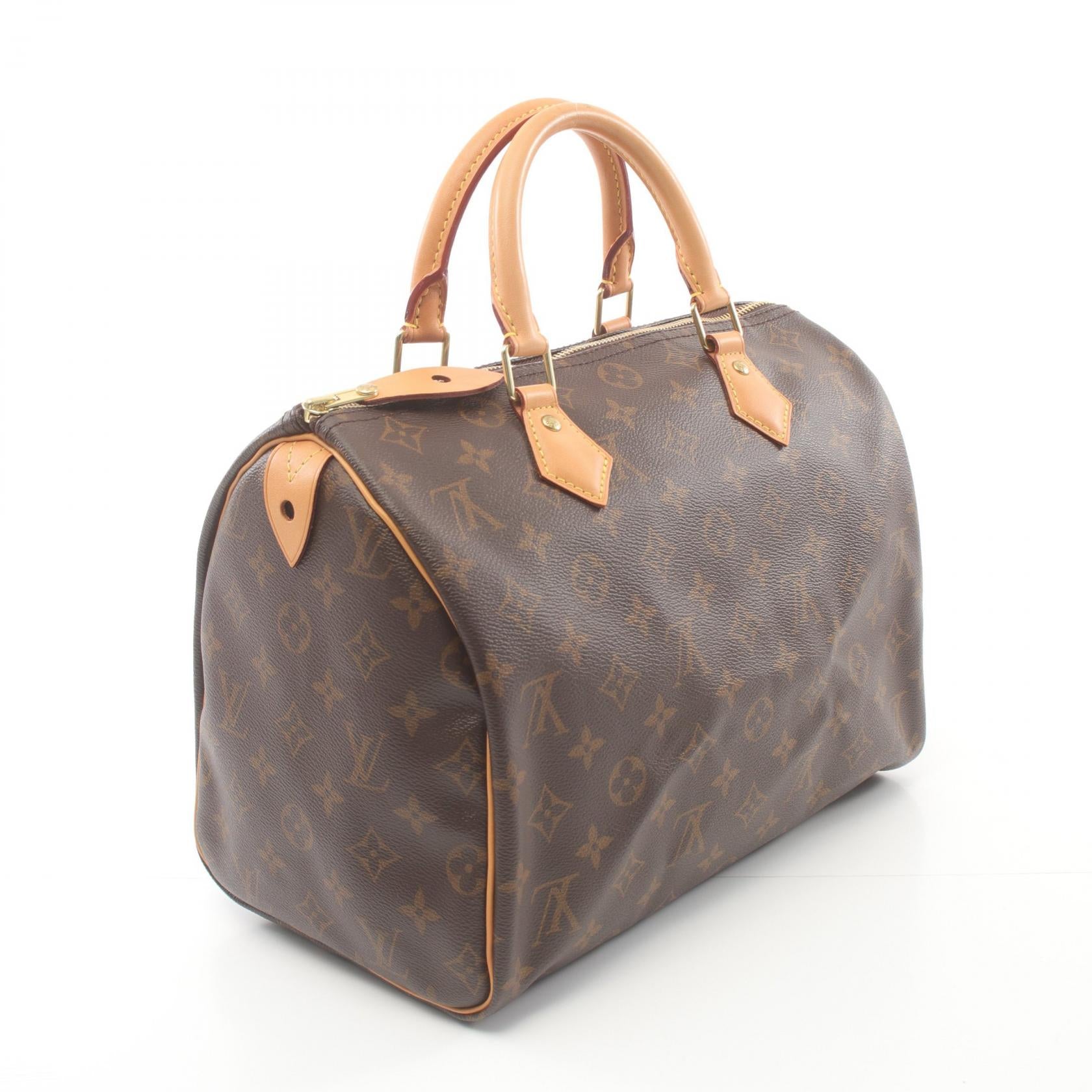 Louis Vuitton Speedy 30 Handbag Monogram Brown