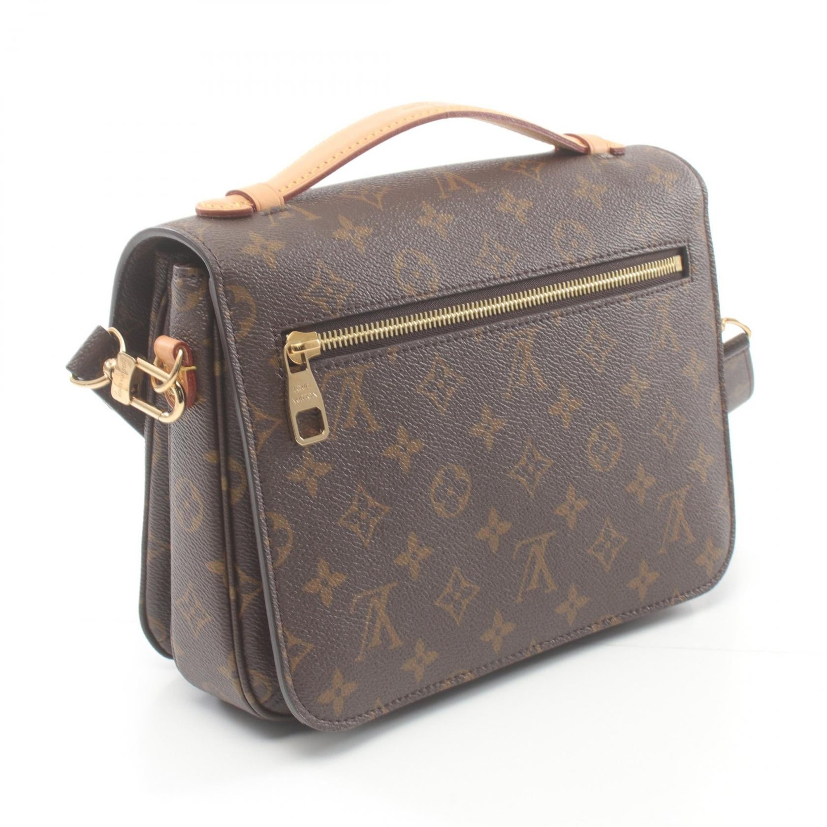 Louis Vuitton Pochette Metis MM Handbag Brown M44875