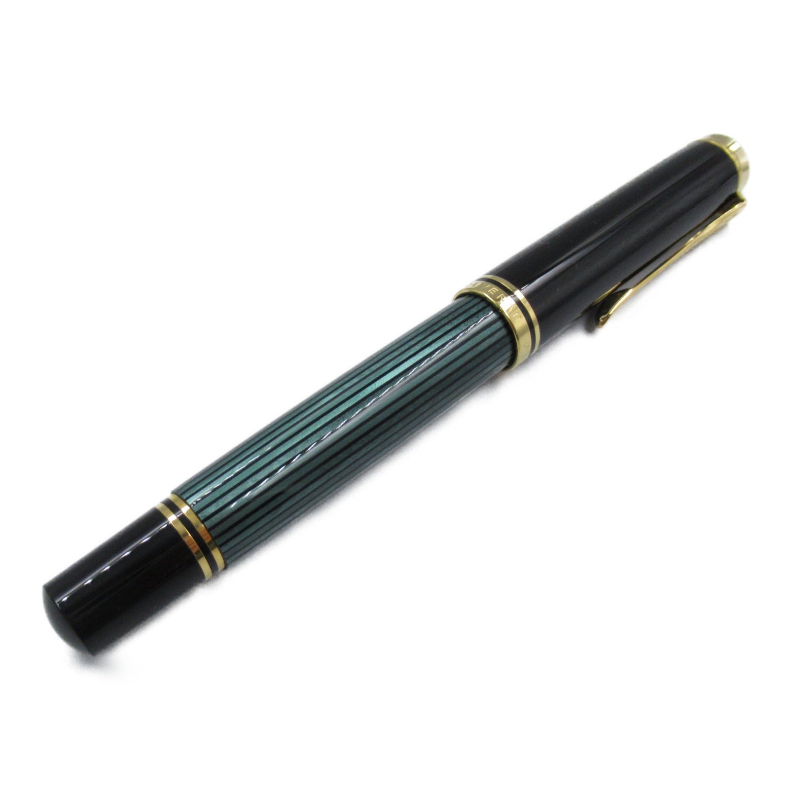 Pelikan Souveran M800 Green Stripe Fountain Pen K18WG