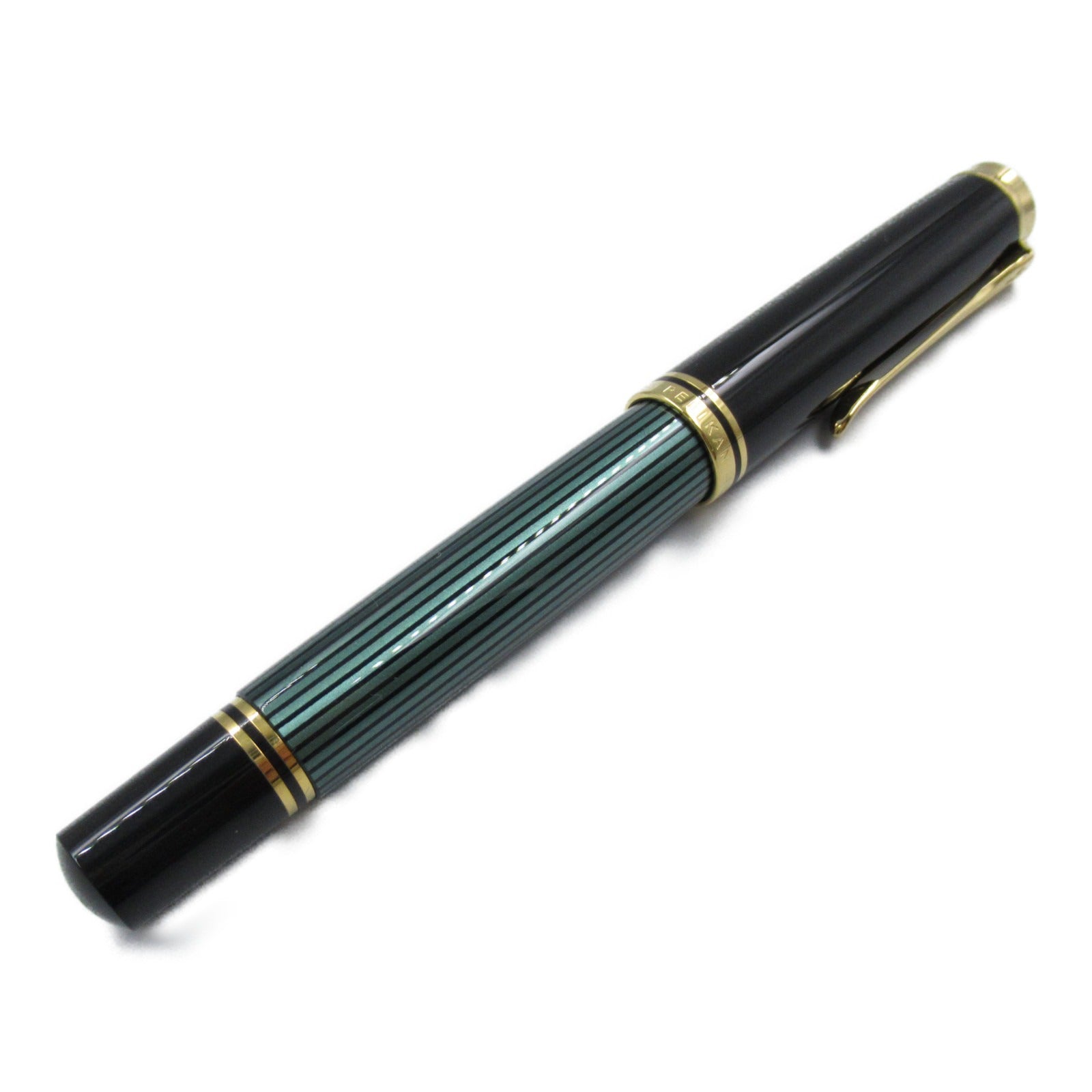 Pelikan Souveran M800 Green Stripe Fountain Pen K18WG