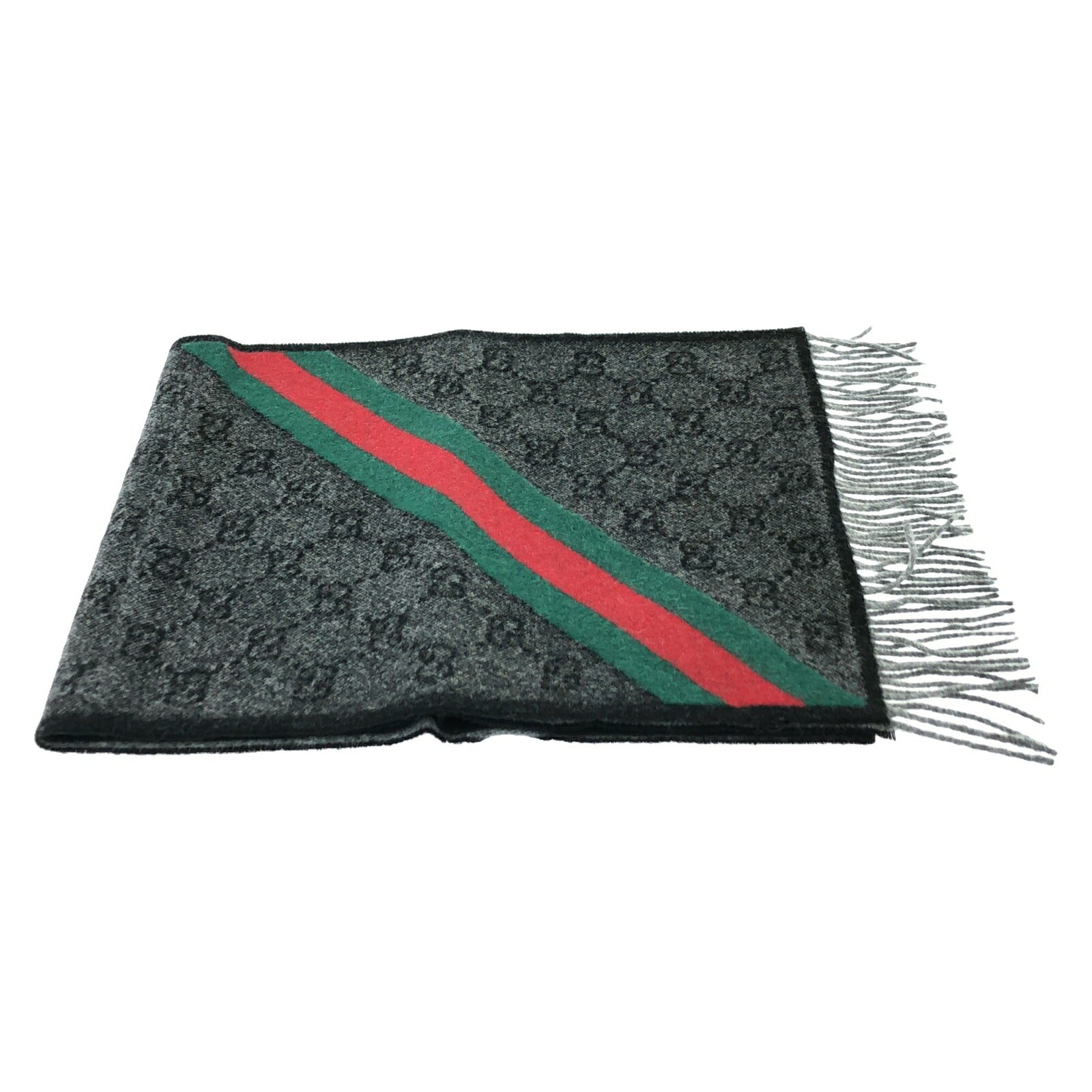 Gucci Wool Scarf Black 5706033G2001466