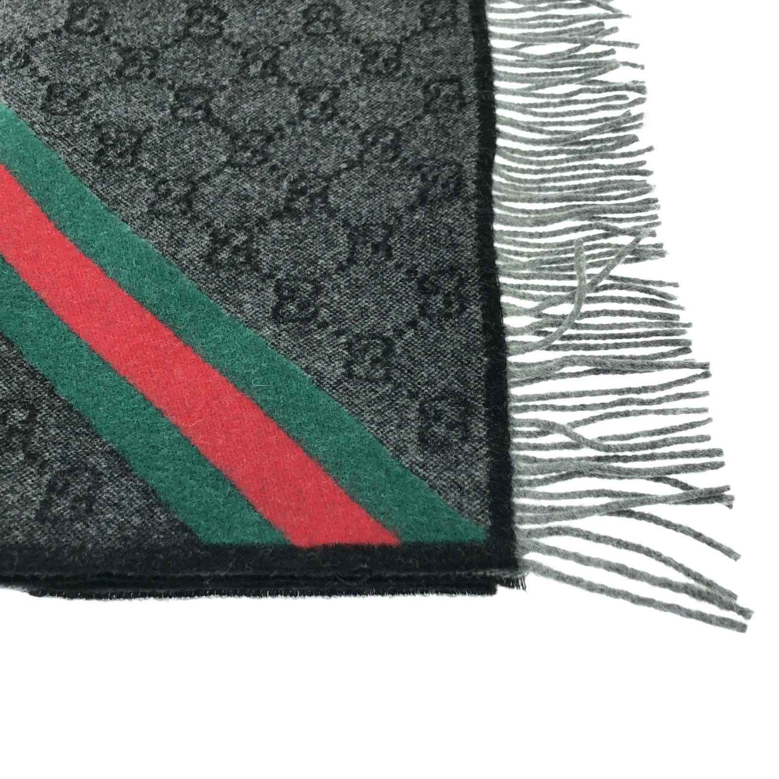 Gucci Wool Scarf Black 5706033G2001466