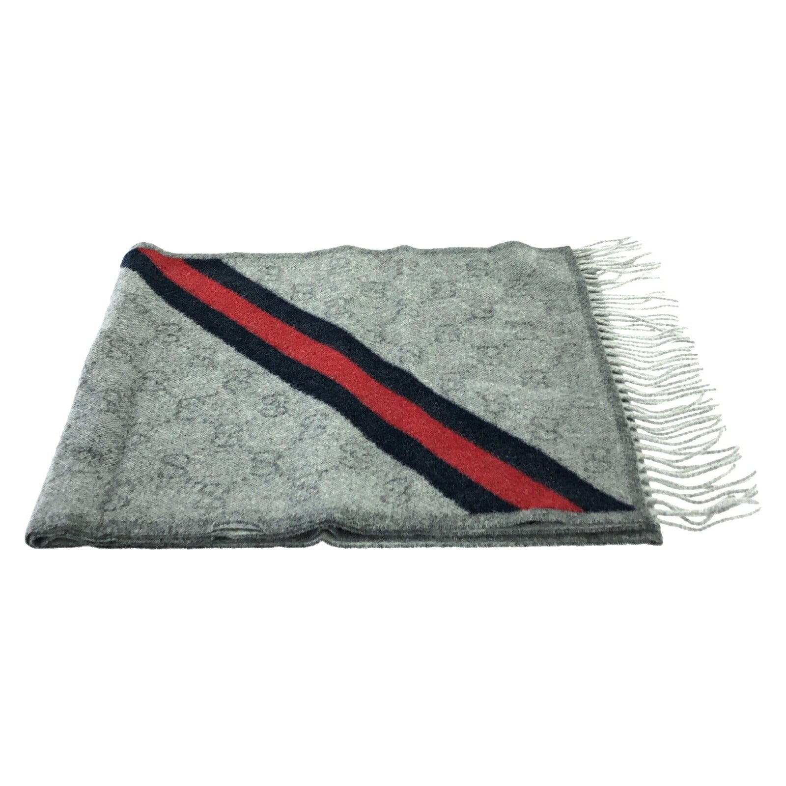 Gucci Wool Scarf Gray 5706033G2001768