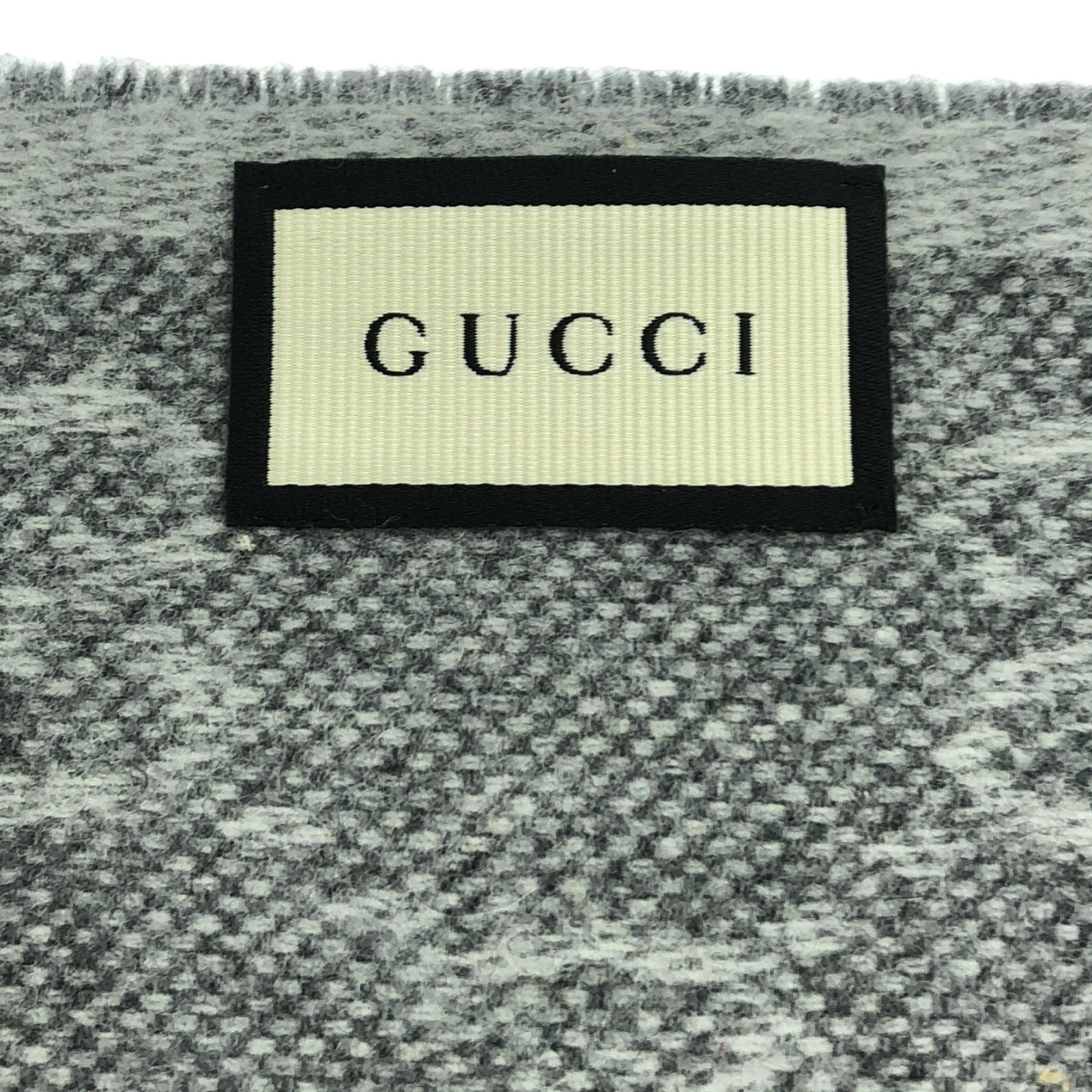 Gucci Wool Scarf Gray 5706033G2001768