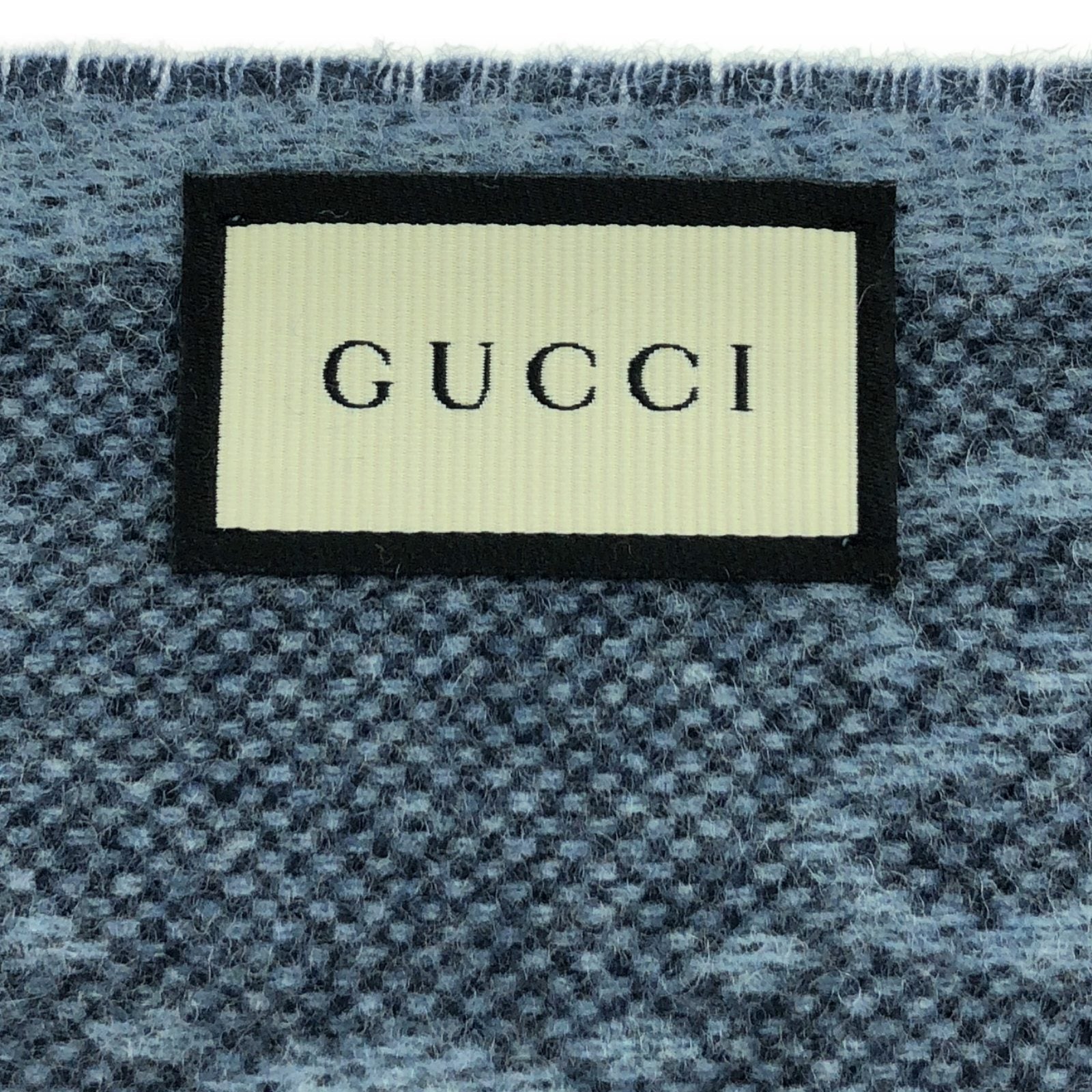 Gucci Wool Scarf Blue 5706033G2004068