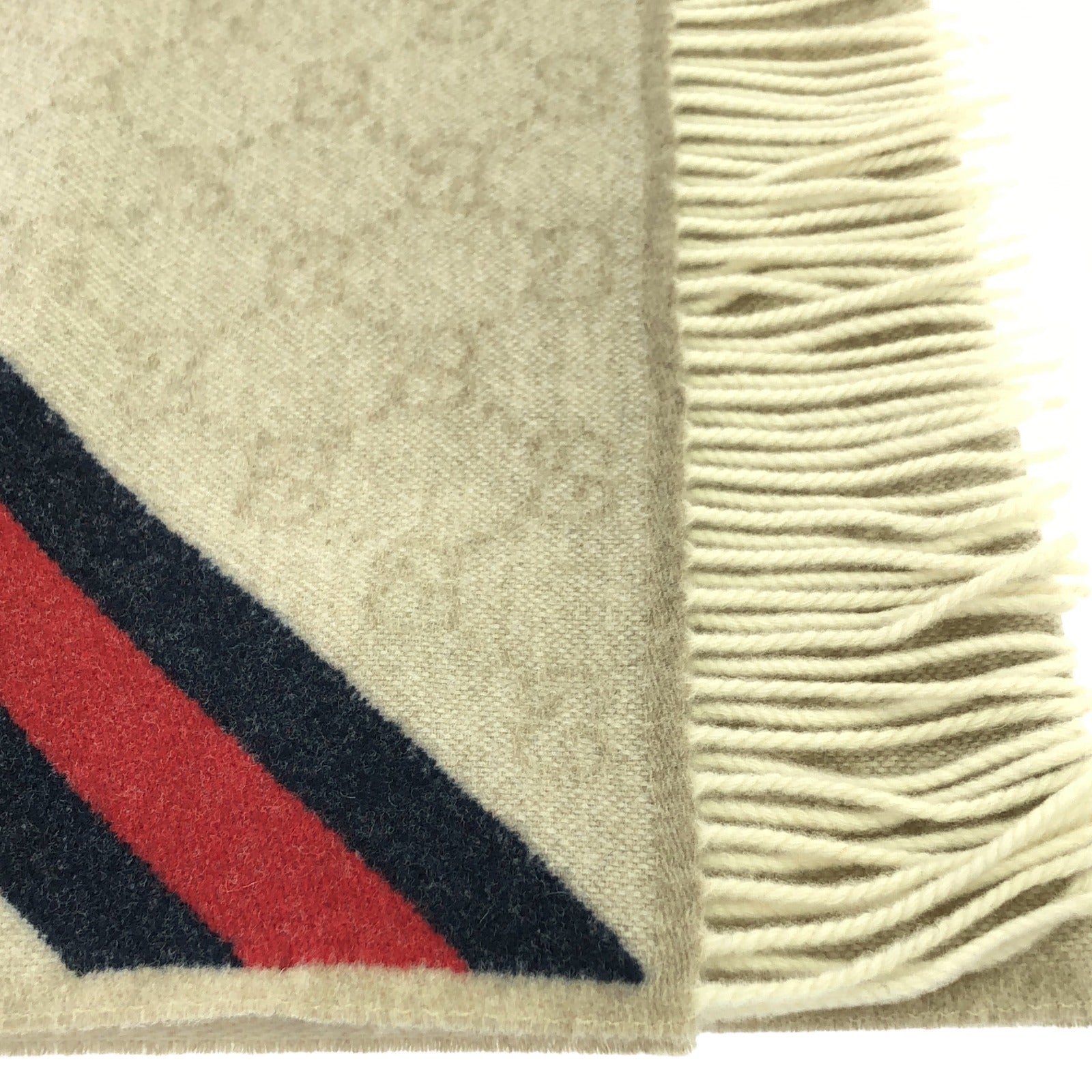 Gucci Wool Scarf Beige 5706033G2009568