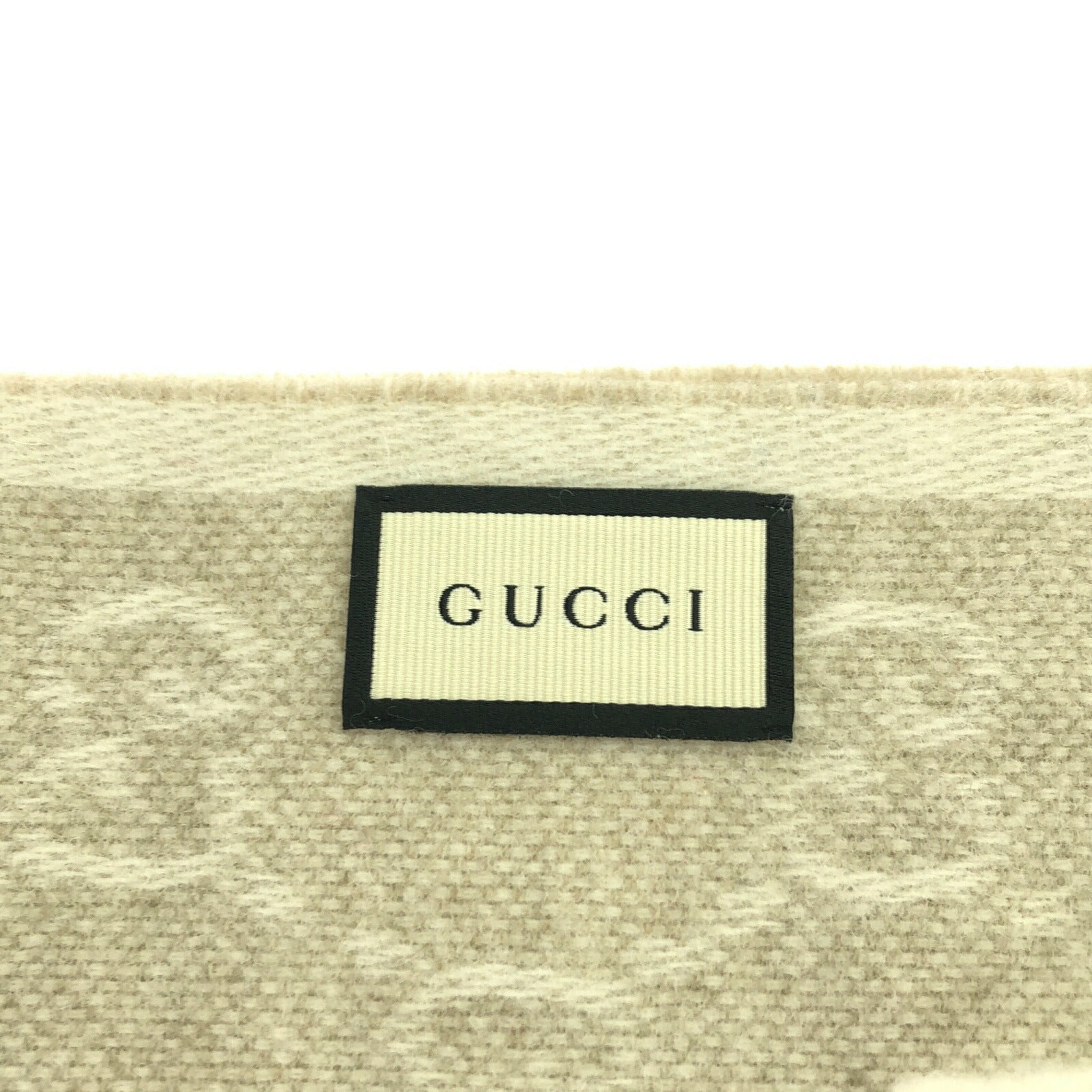 Gucci Wool Scarf Beige 5706033G2009568