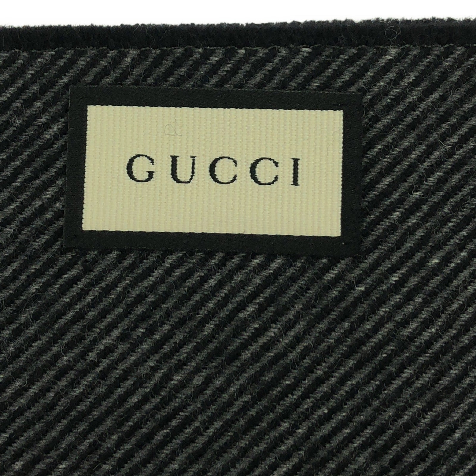 Gucci Wool Scarf Black 3875744G2001361