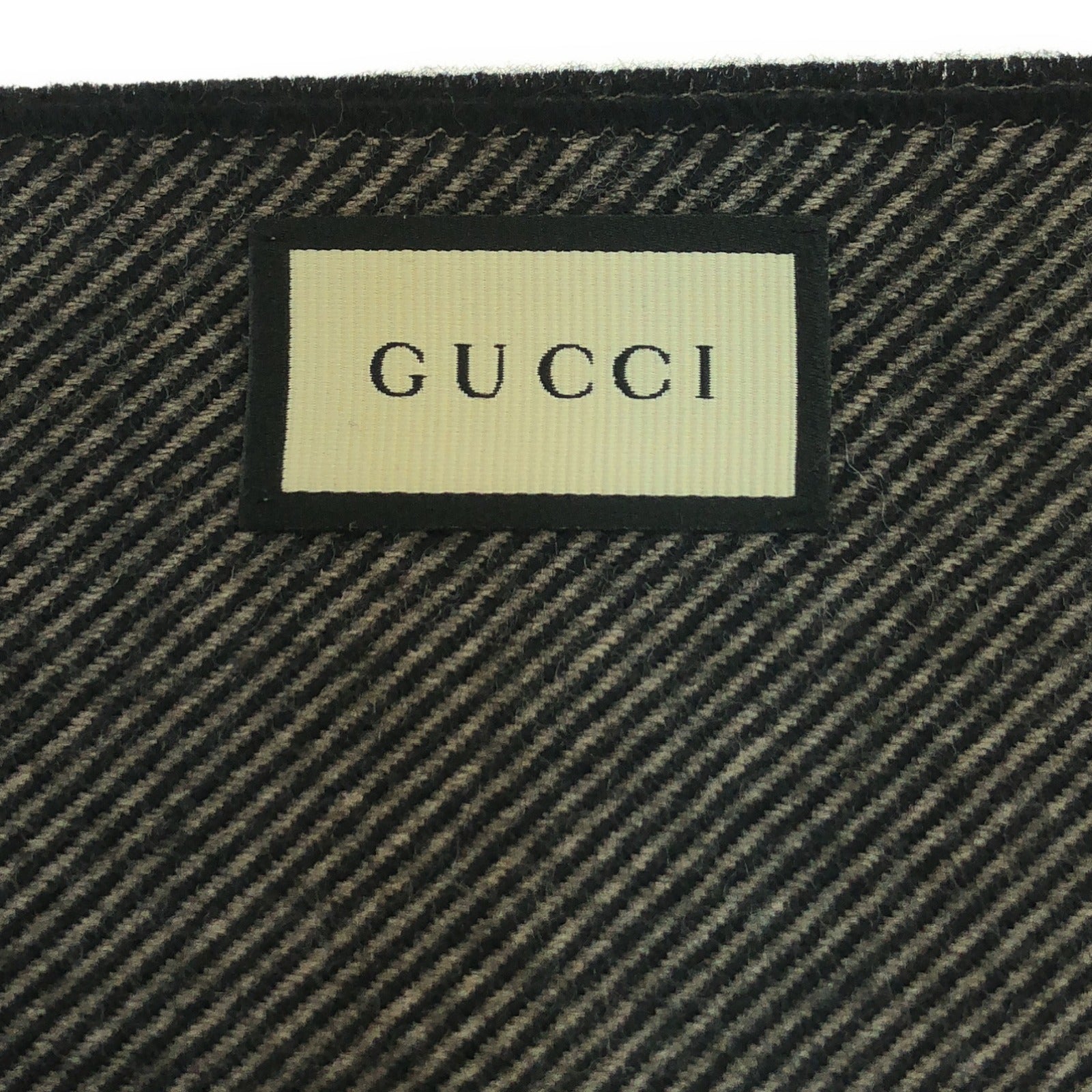 Gucci Wool Scarf Black 3875744G2002764