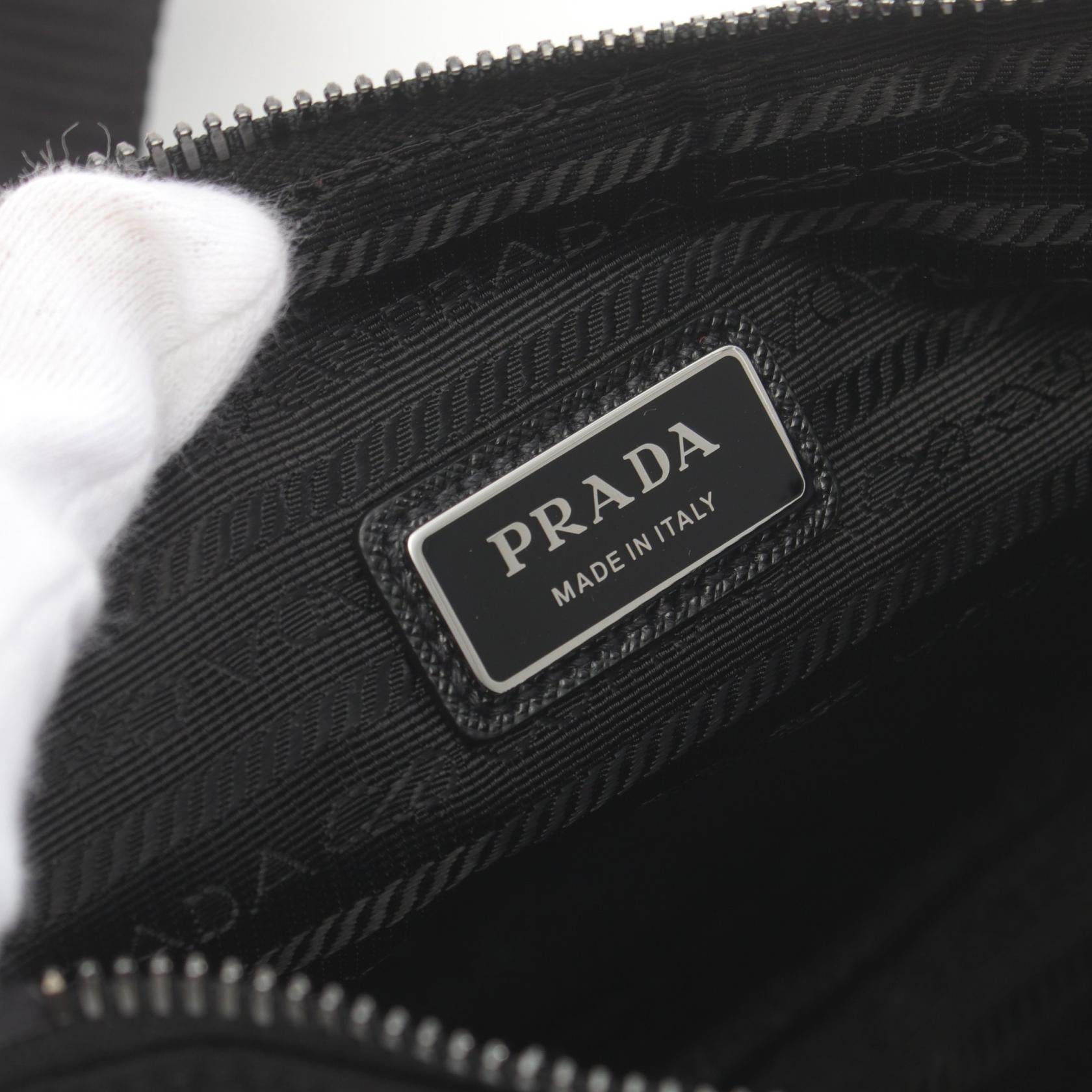 Prada Nylon Saffiano Shoulder Bag 2VH113