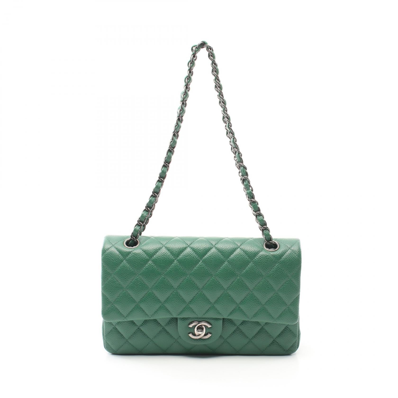 Chanel Caviar Skin Flap Shoulder Bag