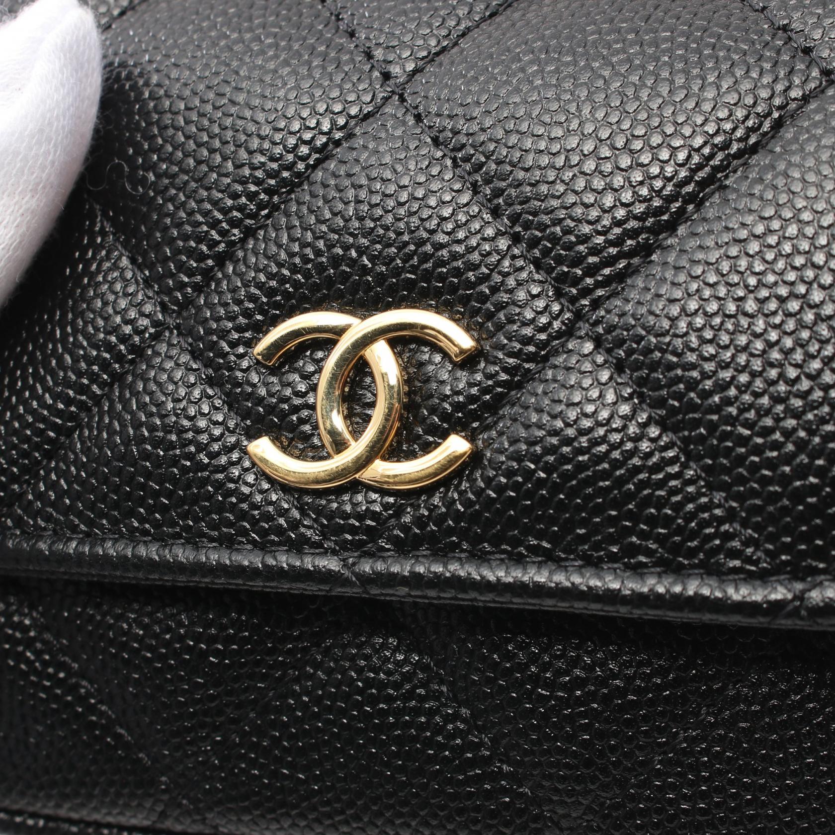 Chanel Mini Matelasse Shoulder Bag Black