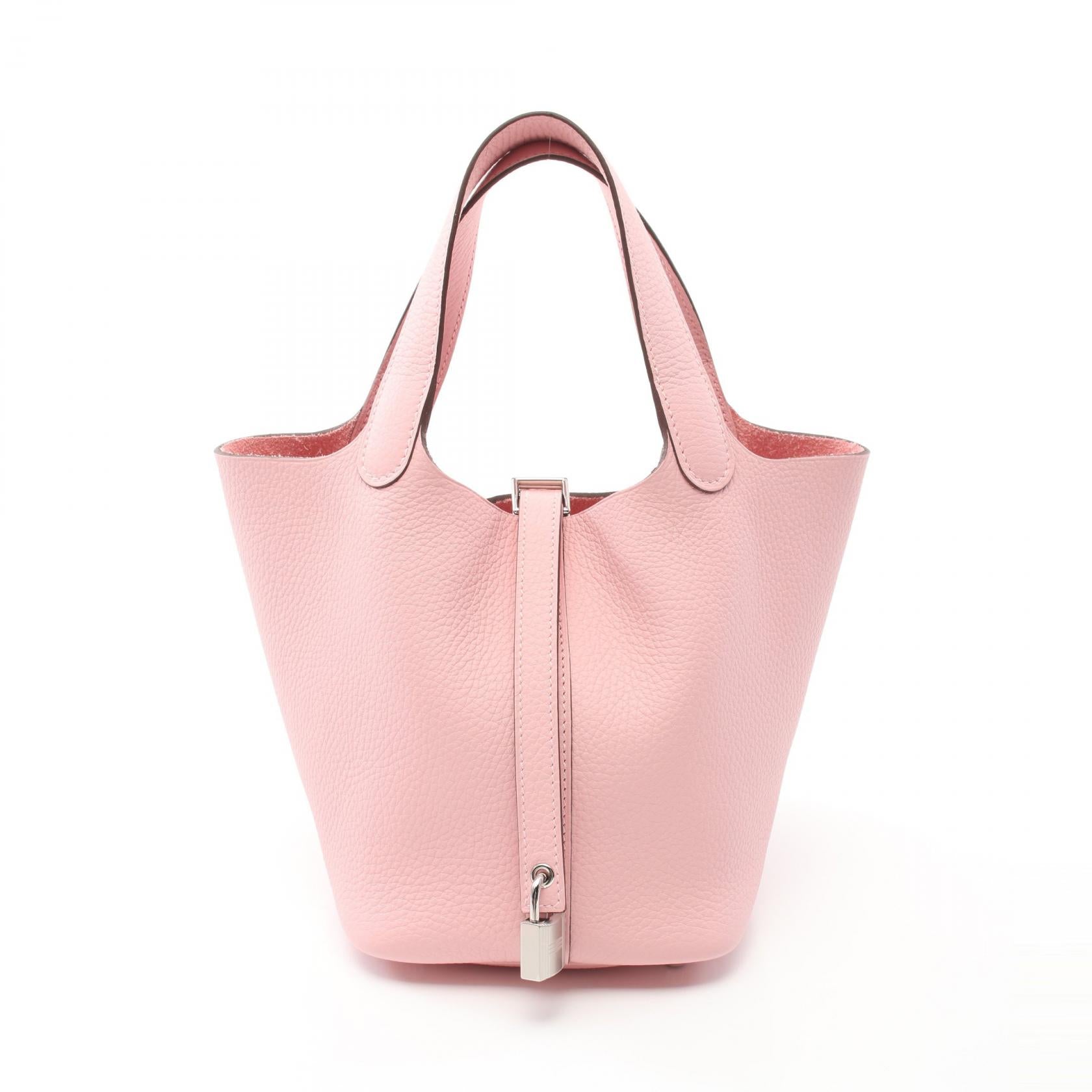 Hermes Picotin Lock PM Handbag Pink