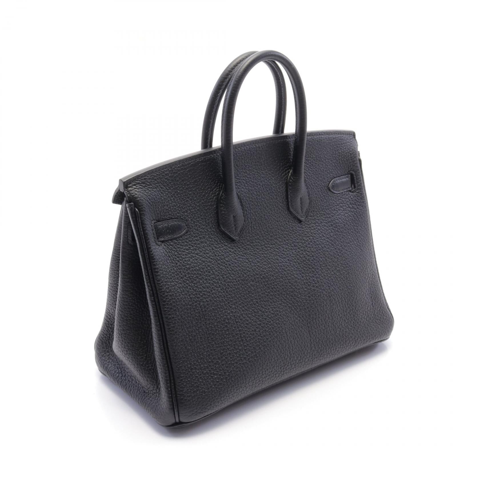 Hermes Birkin 25 Togo Handbag Black