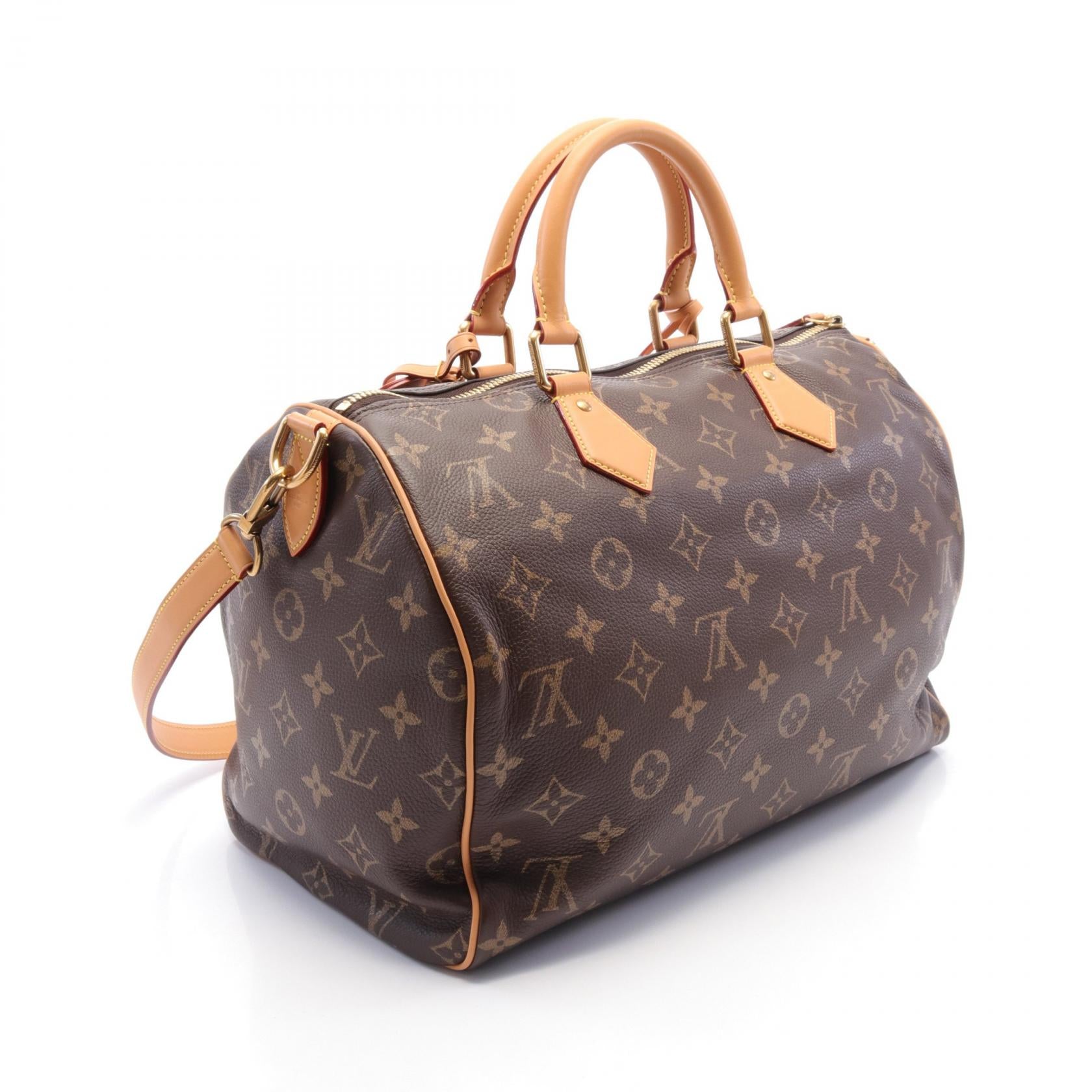 Louis Vuitton Monogram Leather Speedy 40 Bag