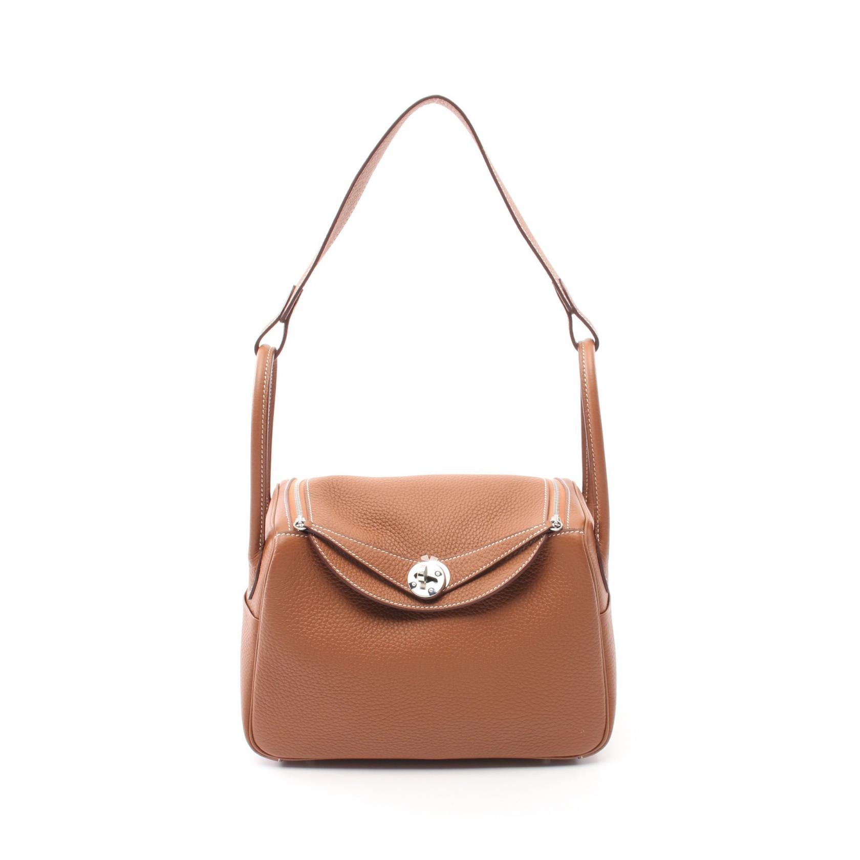 Hermes Lindy 26 Gold Shoulder Bag Brown