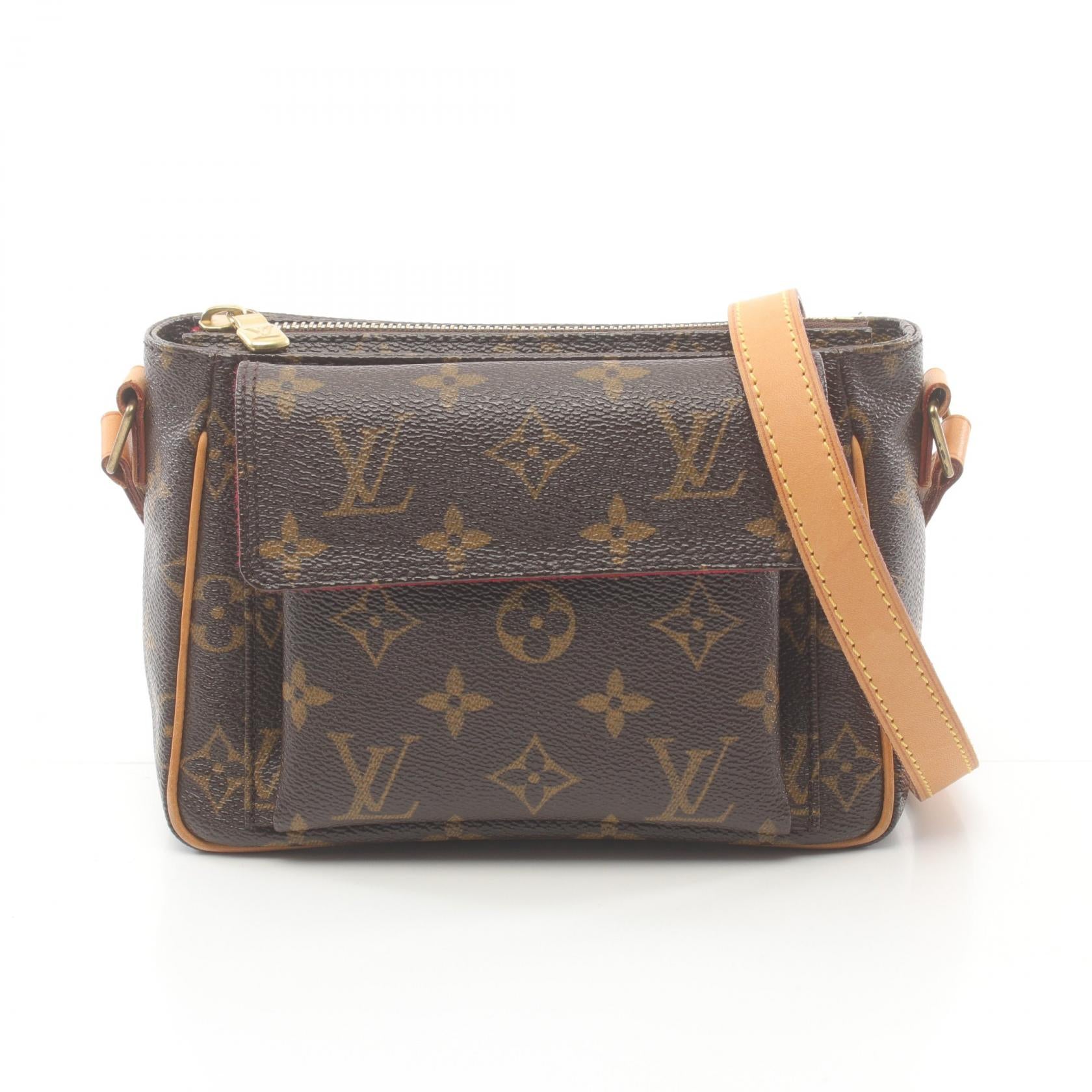 Louis Vuitton Vivacite PM Shoulder Bag Brown M51165