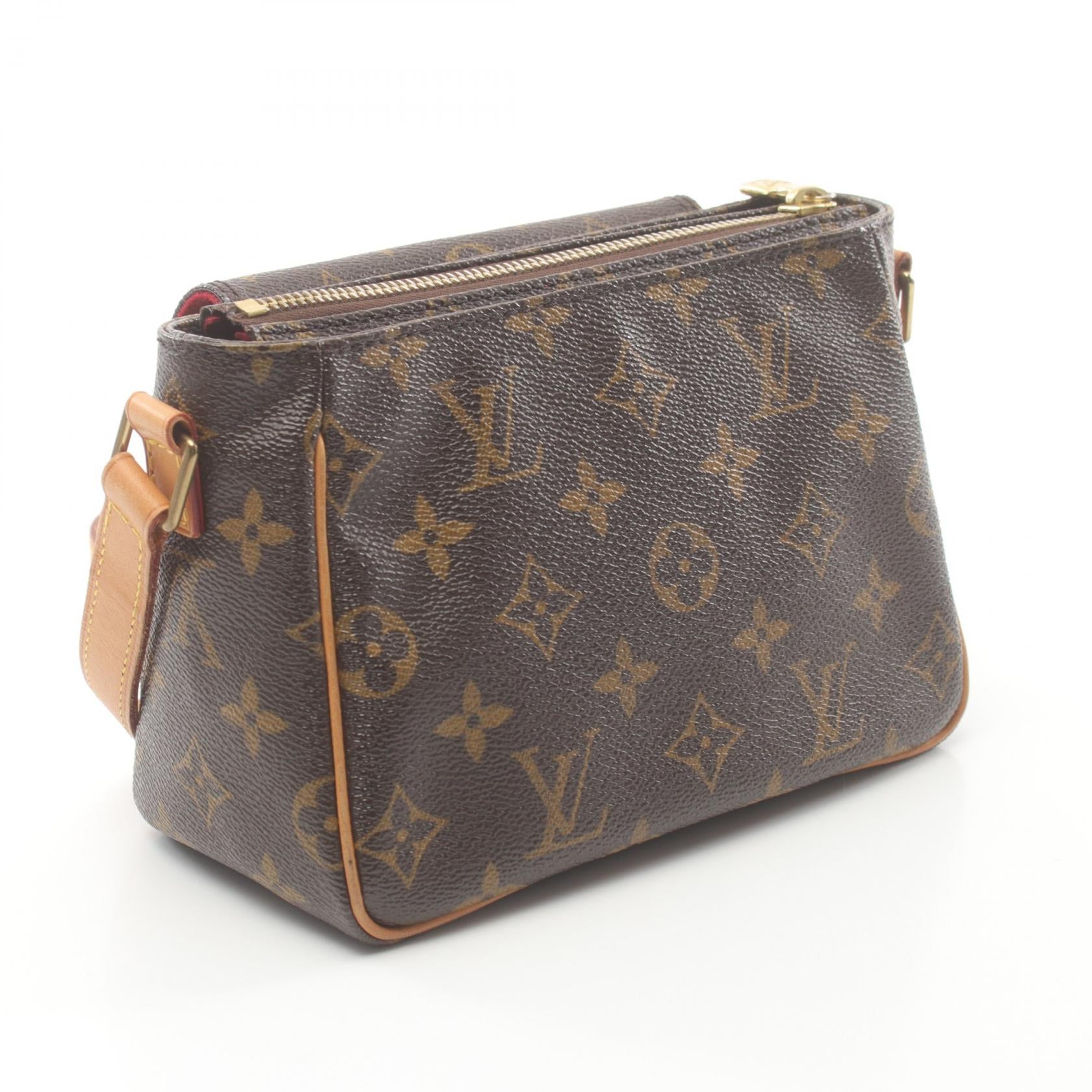 Louis Vuitton Vivacite PM Shoulder Bag Brown M51165