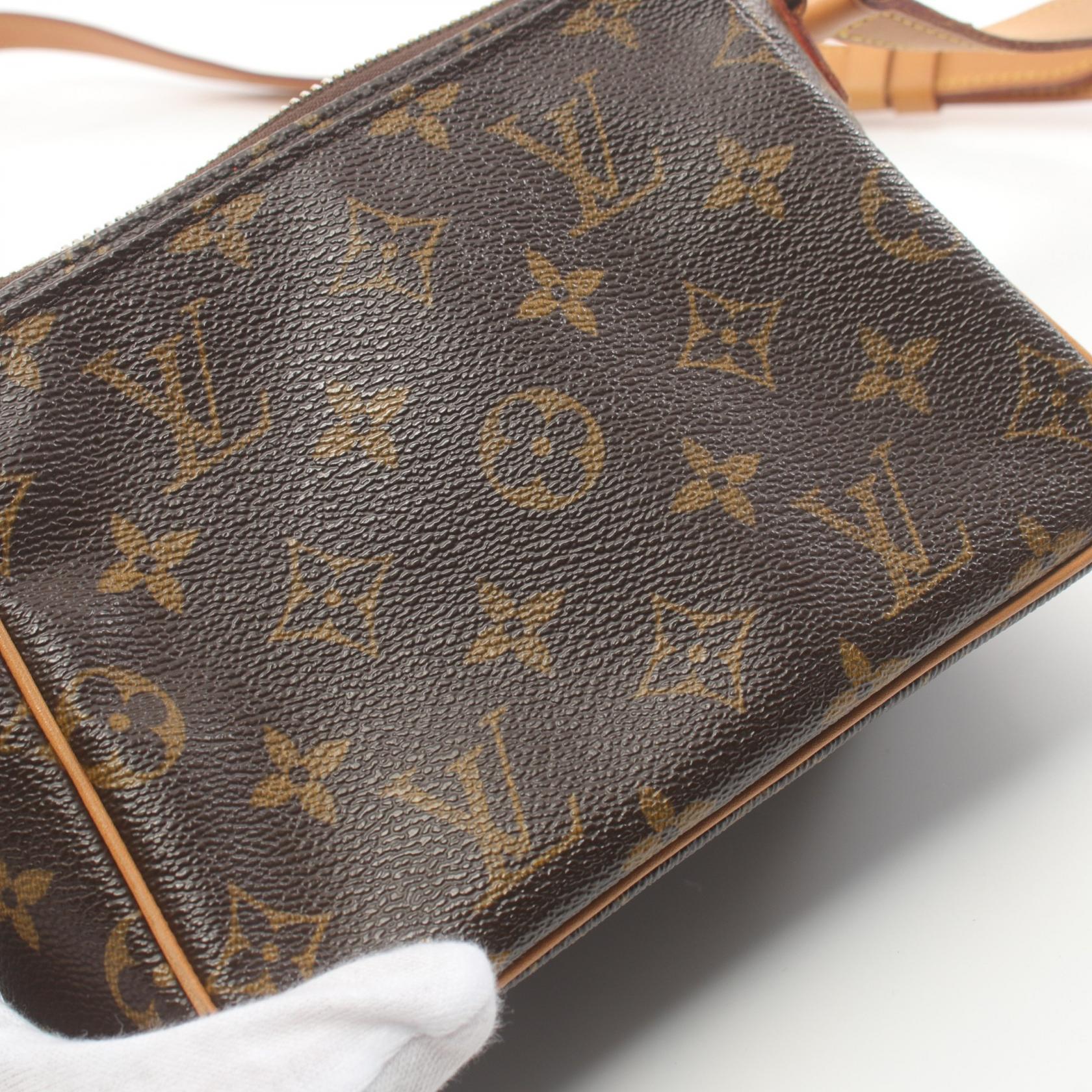 Louis Vuitton Vivacite PM Shoulder Bag Brown M51165