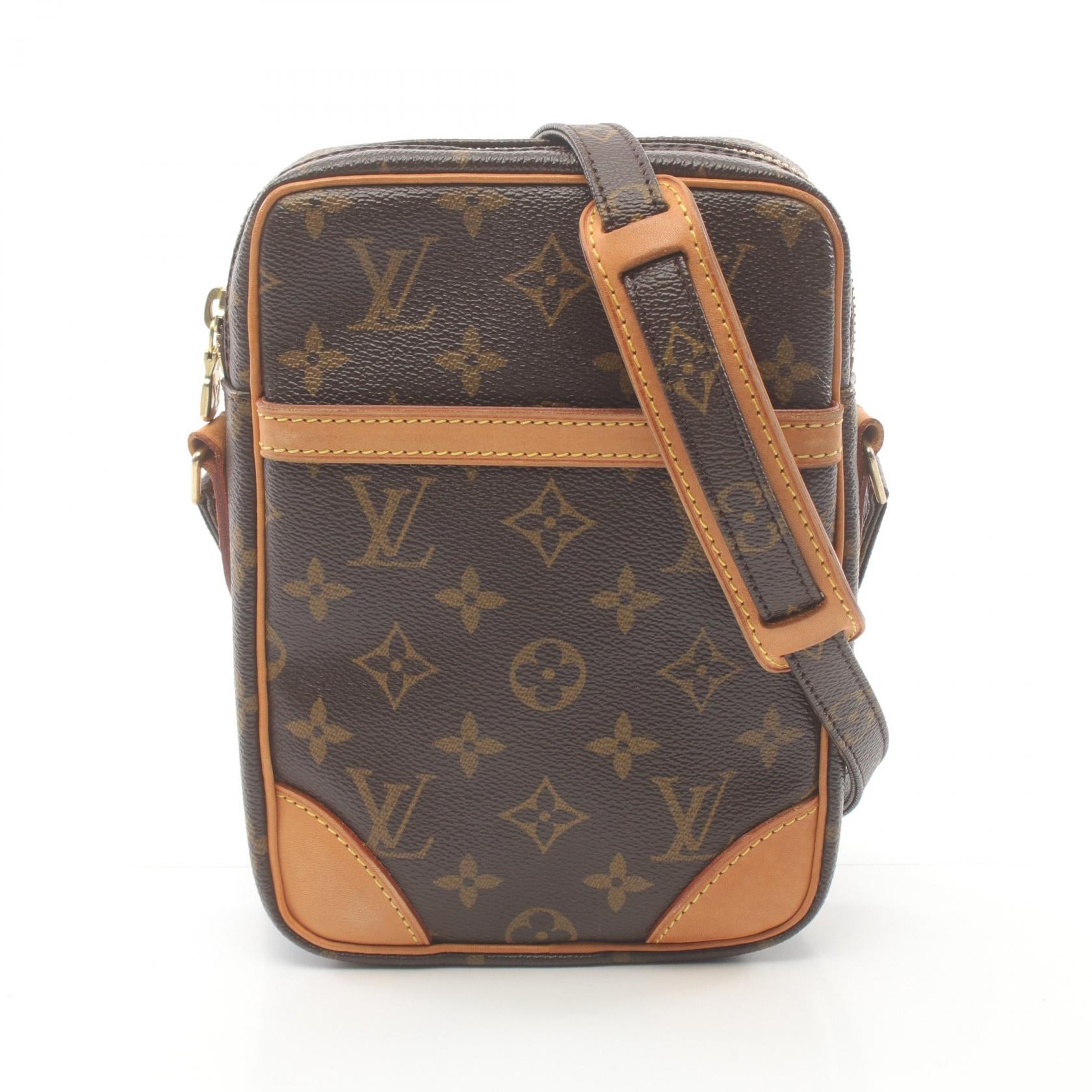 Louis Vuitton Danube Shoulder Bag Monogram Brown