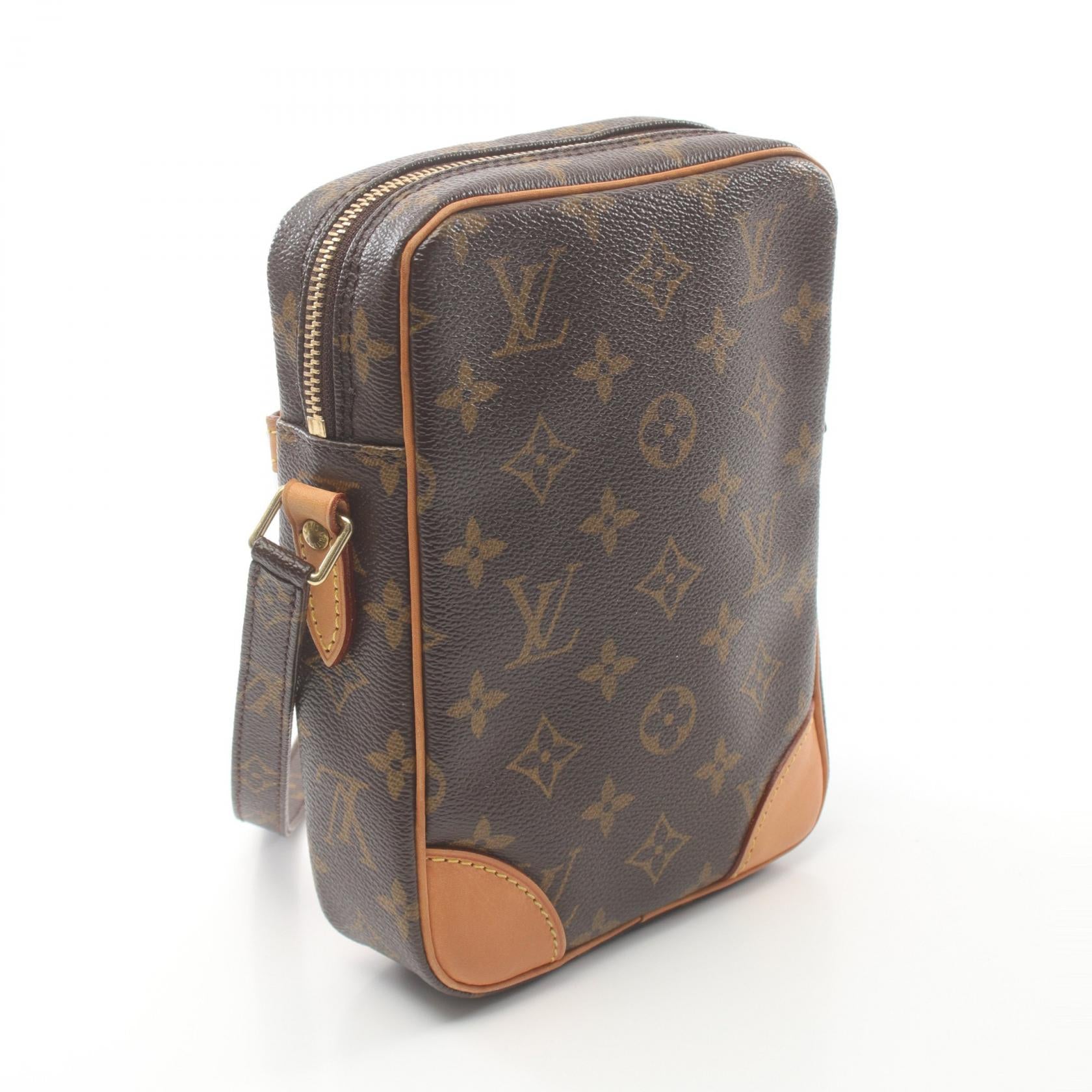 Louis Vuitton Danube Shoulder Bag Monogram Brown