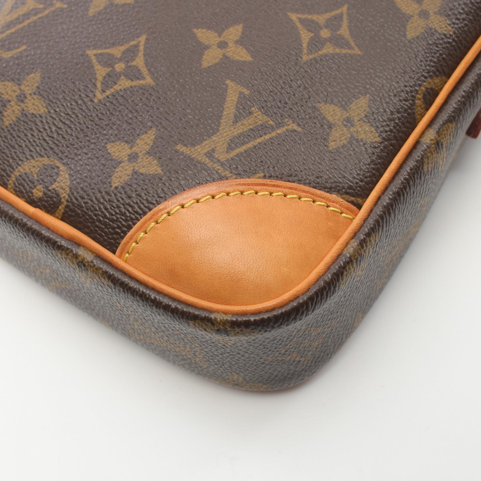 Louis Vuitton Danube Shoulder Bag Monogram Brown