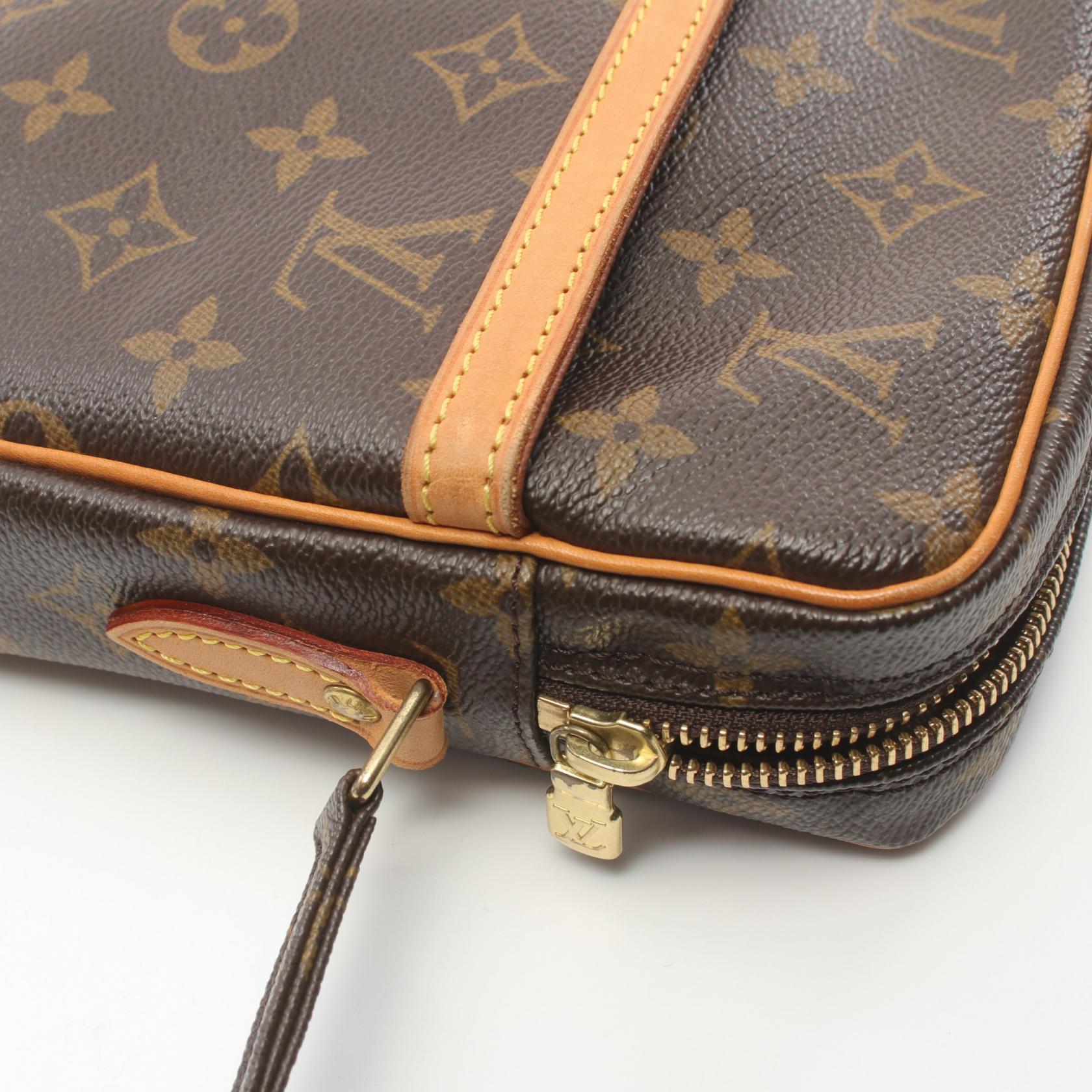 Louis Vuitton Danube Shoulder Bag Monogram Brown