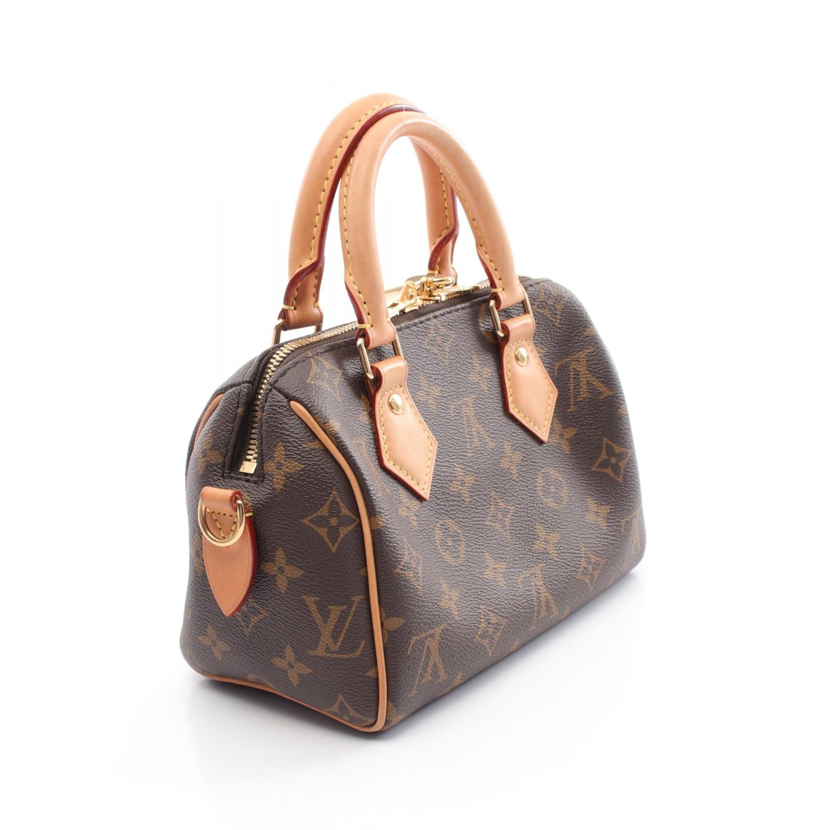 Louis Vuitton Speedy Bandouliere 20 Monogram Beige Handbag M46222