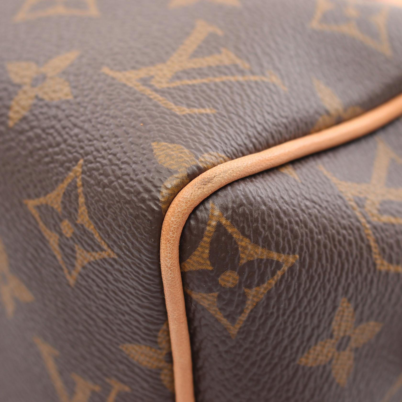 Louis Vuitton Speedy Bandouliere 20 Monogram Beige Handbag M46222