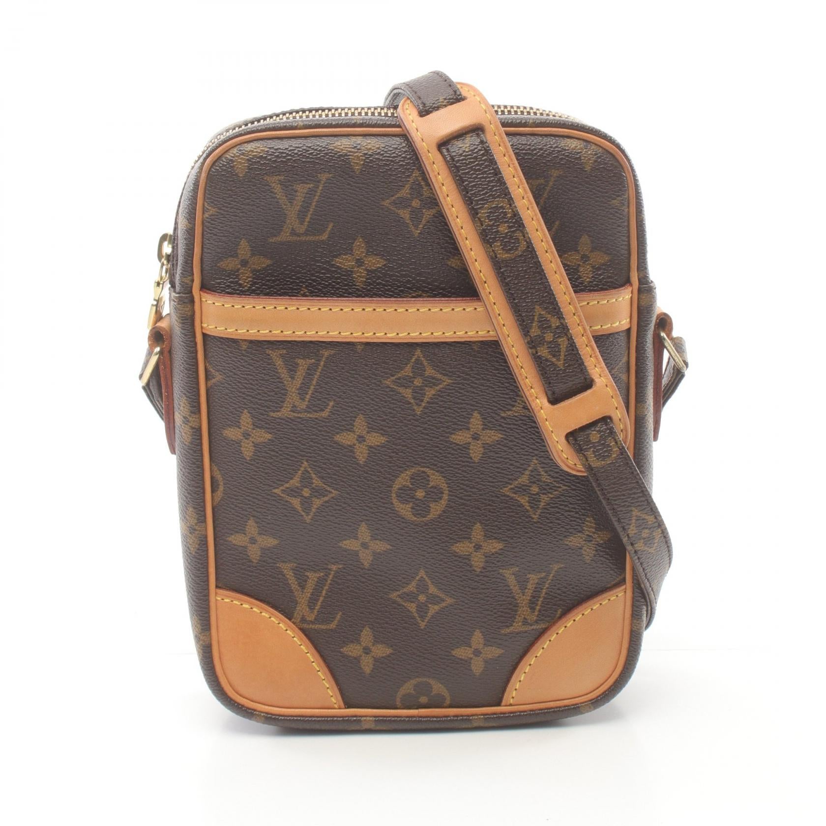 Louis Vuitton Danube Shoulder Bag Monogram Brown