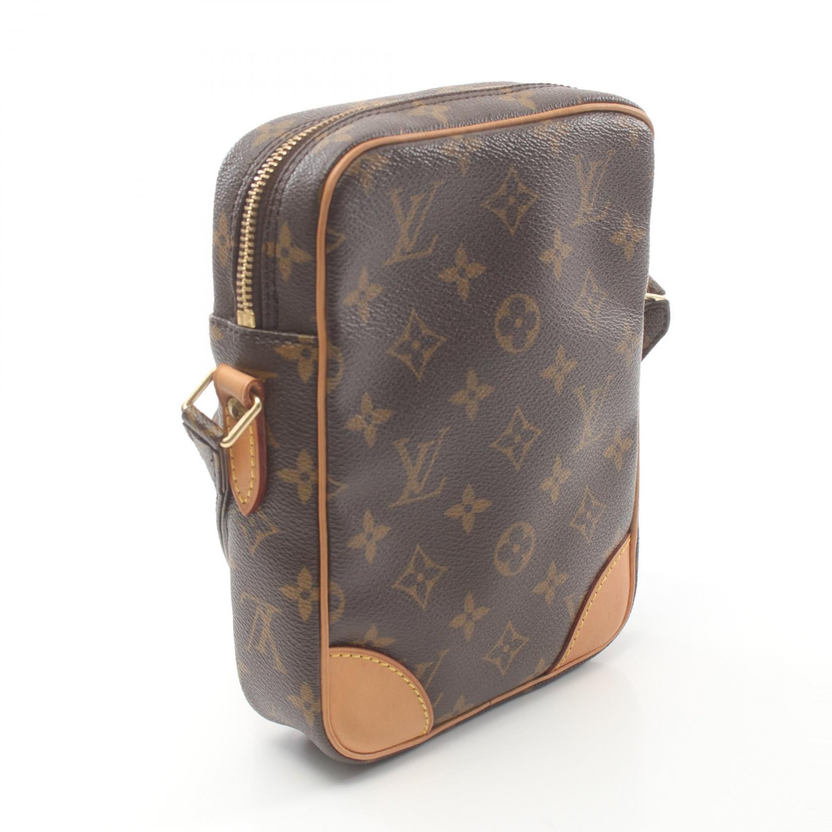 Louis Vuitton Danube Shoulder Bag Monogram Brown