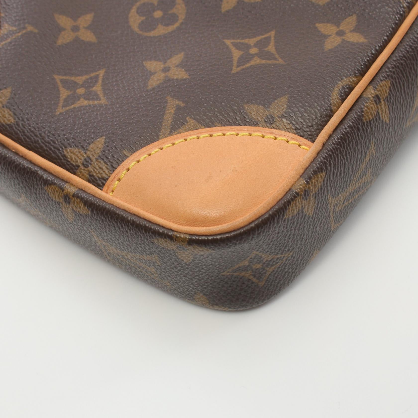 Louis Vuitton Danube Shoulder Bag Monogram Brown