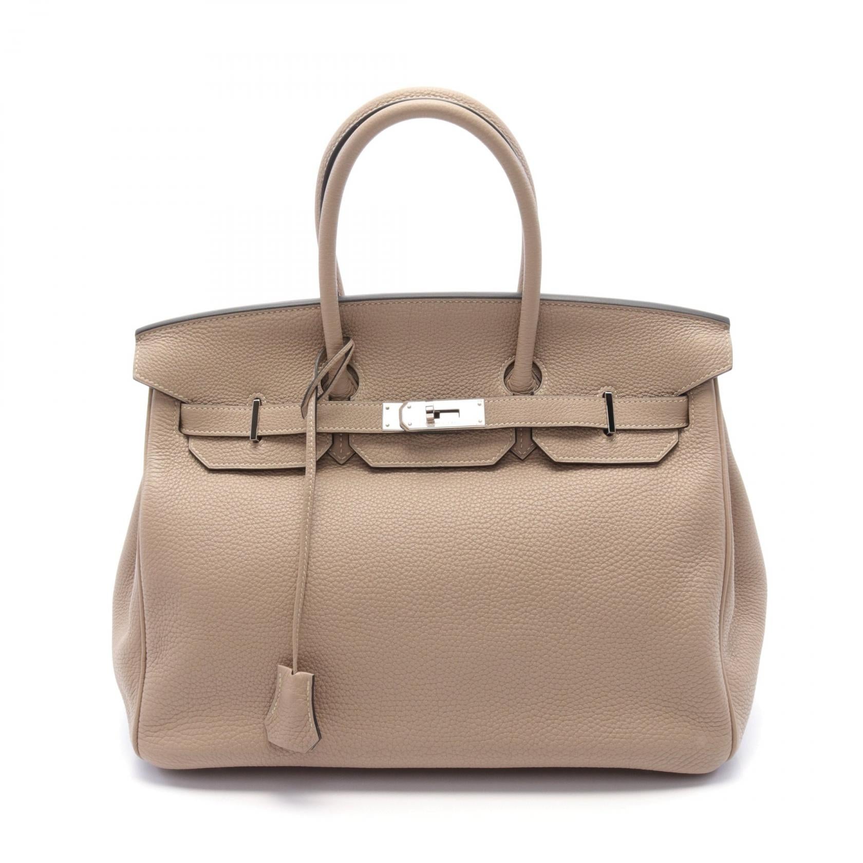 Hermes Birkin 35 Togo Handbag Beige