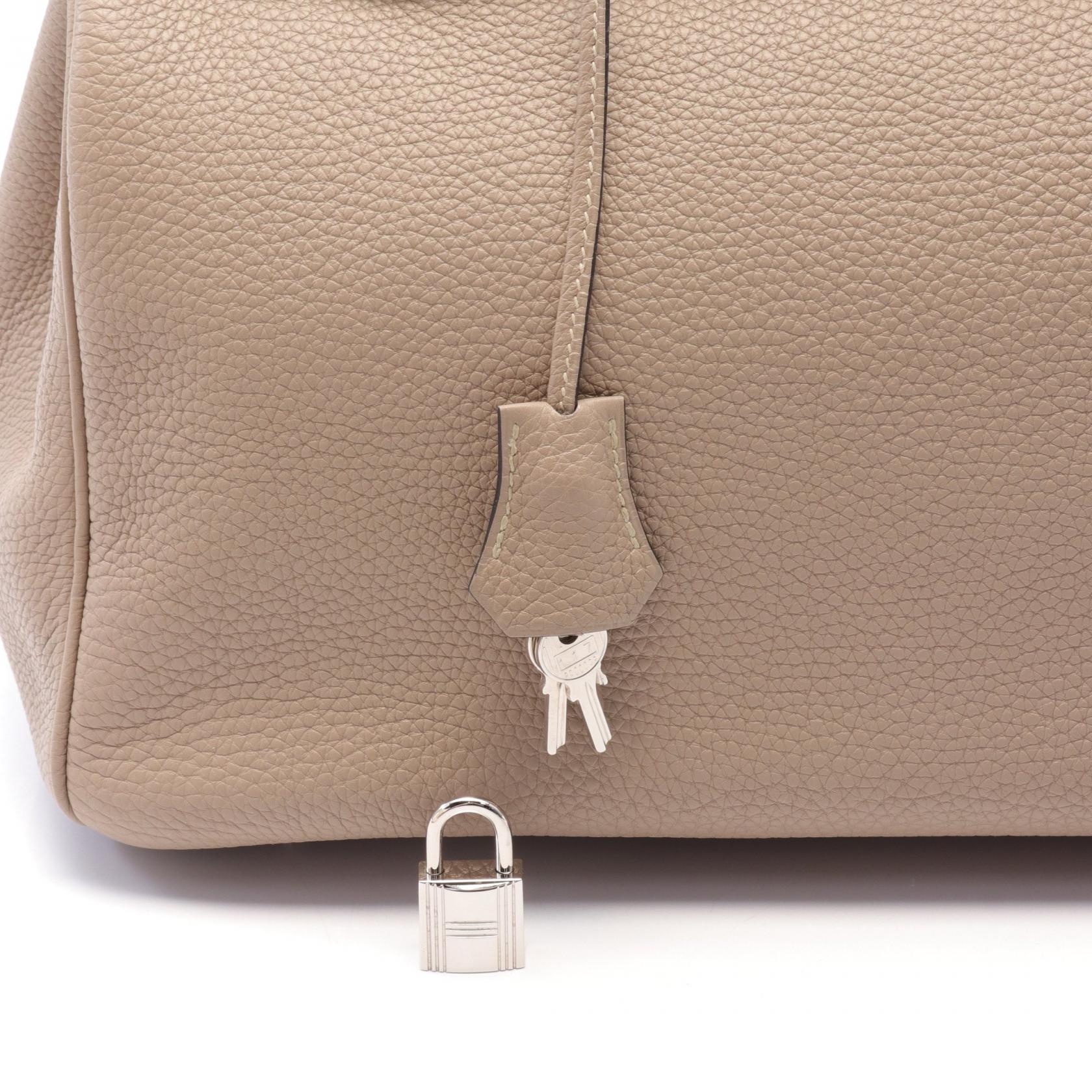 Hermes Birkin 35 Togo Handbag Beige